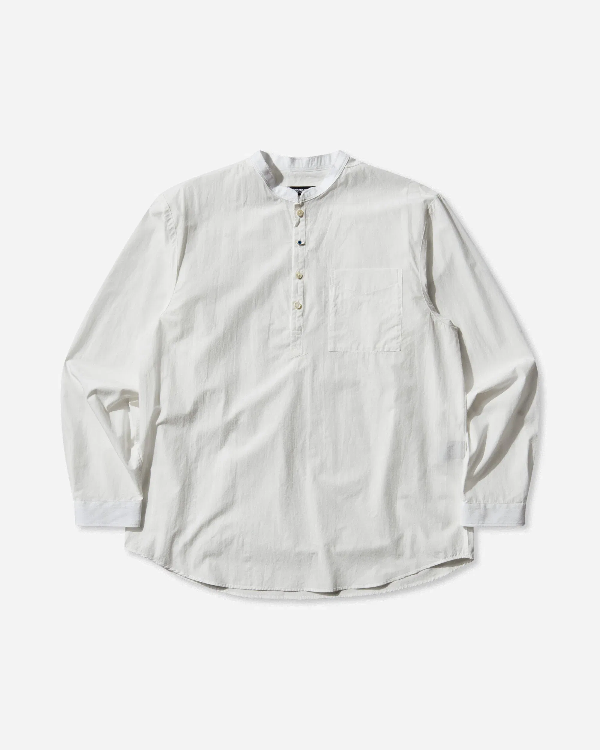 Undercover Men's Cotton Typewriter Pullover Shirt White