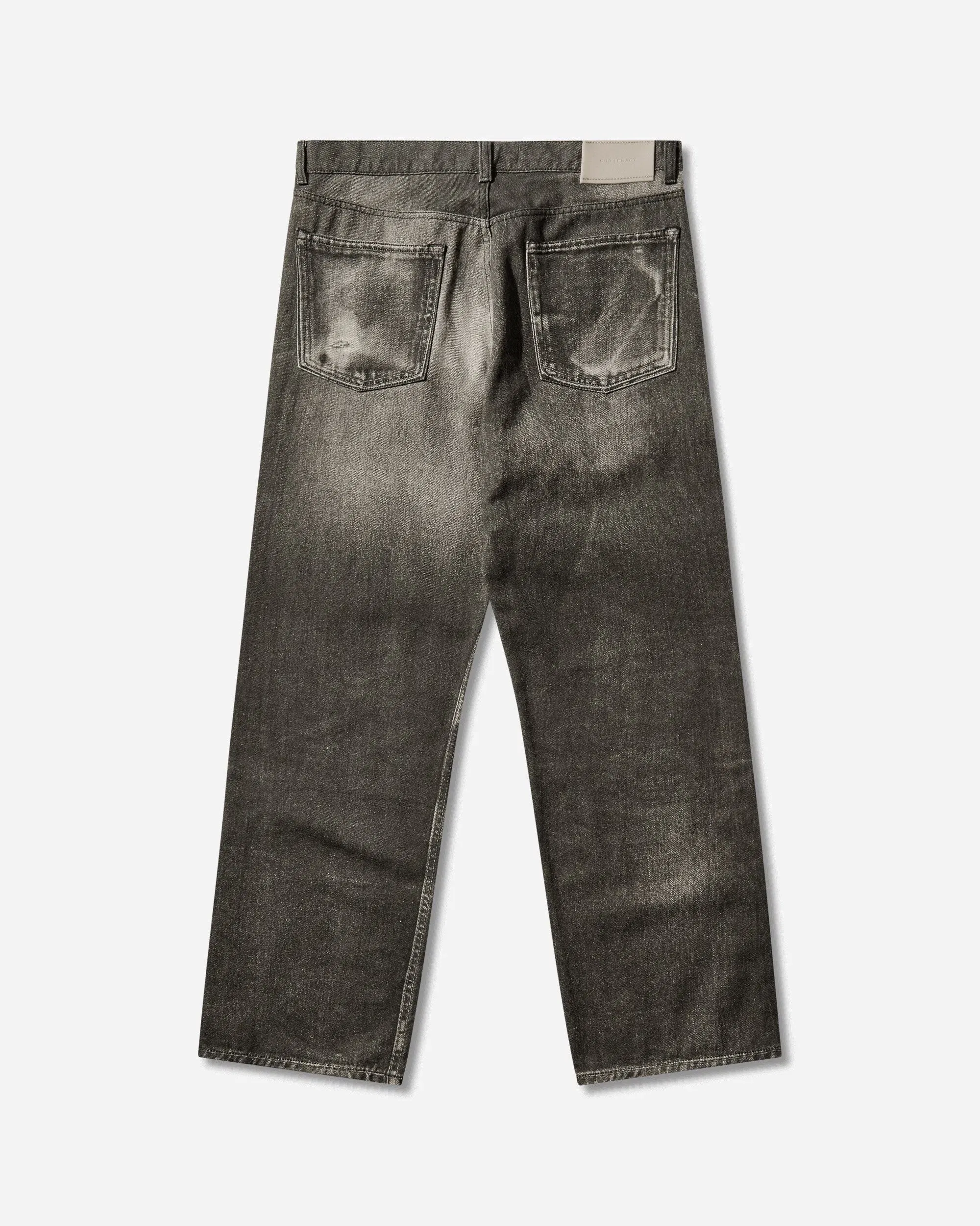 OUR LEGACY Men's Third Cut Jeans Digital Black Aurora Print