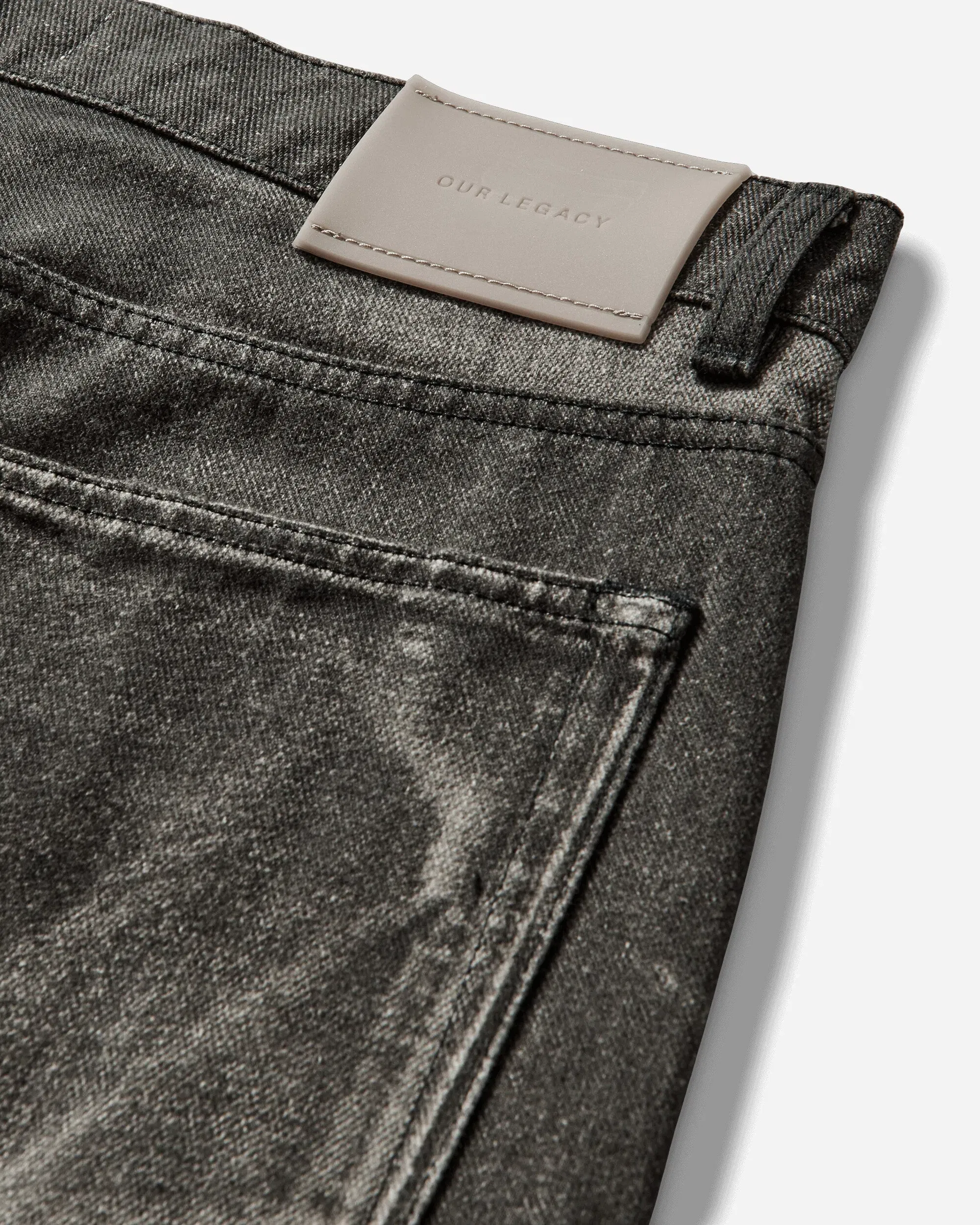 OUR LEGACY Men's Third Cut Jeans Digital Black Aurora Print