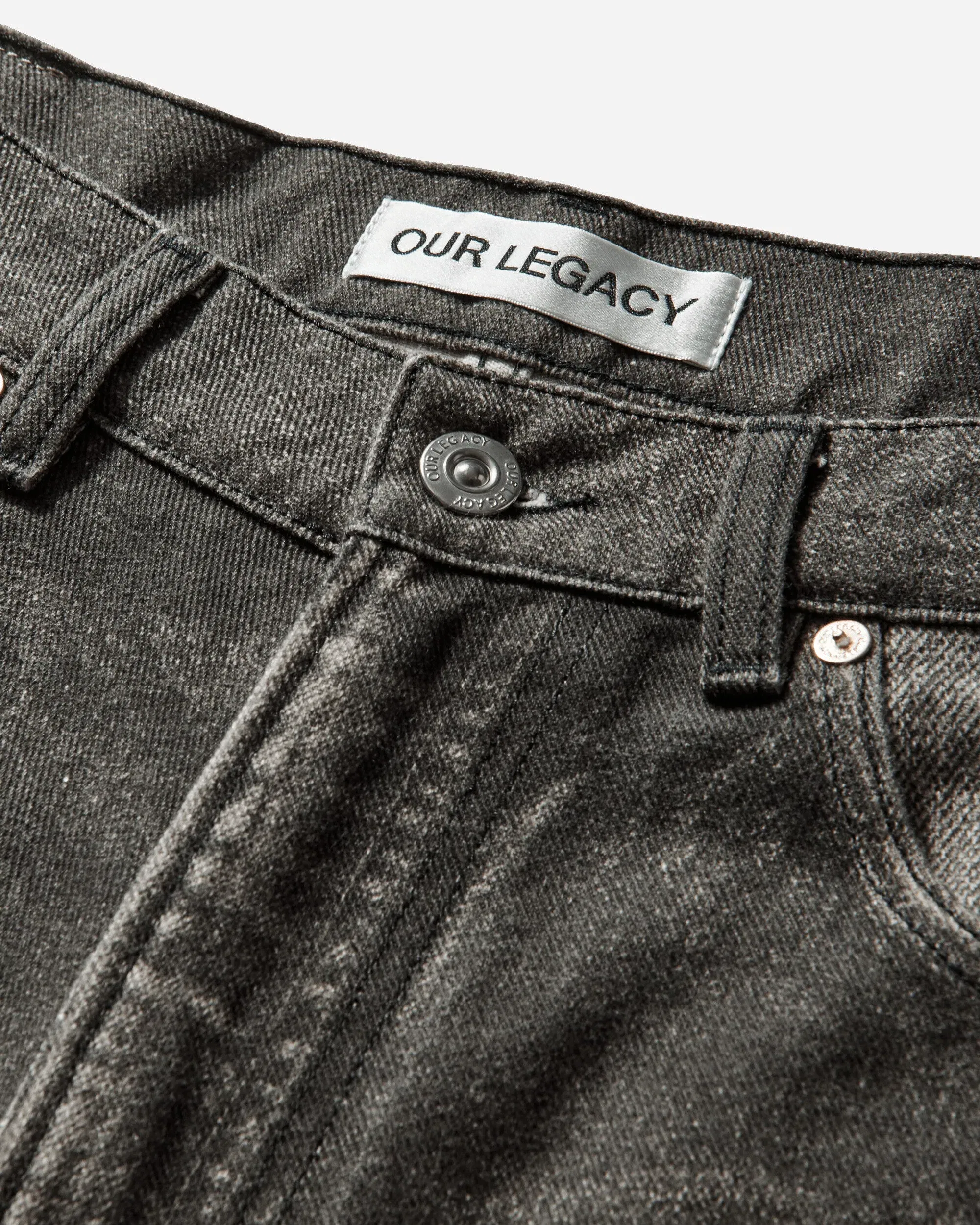 OUR LEGACY Men's Third Cut Jeans Digital Black Aurora Print