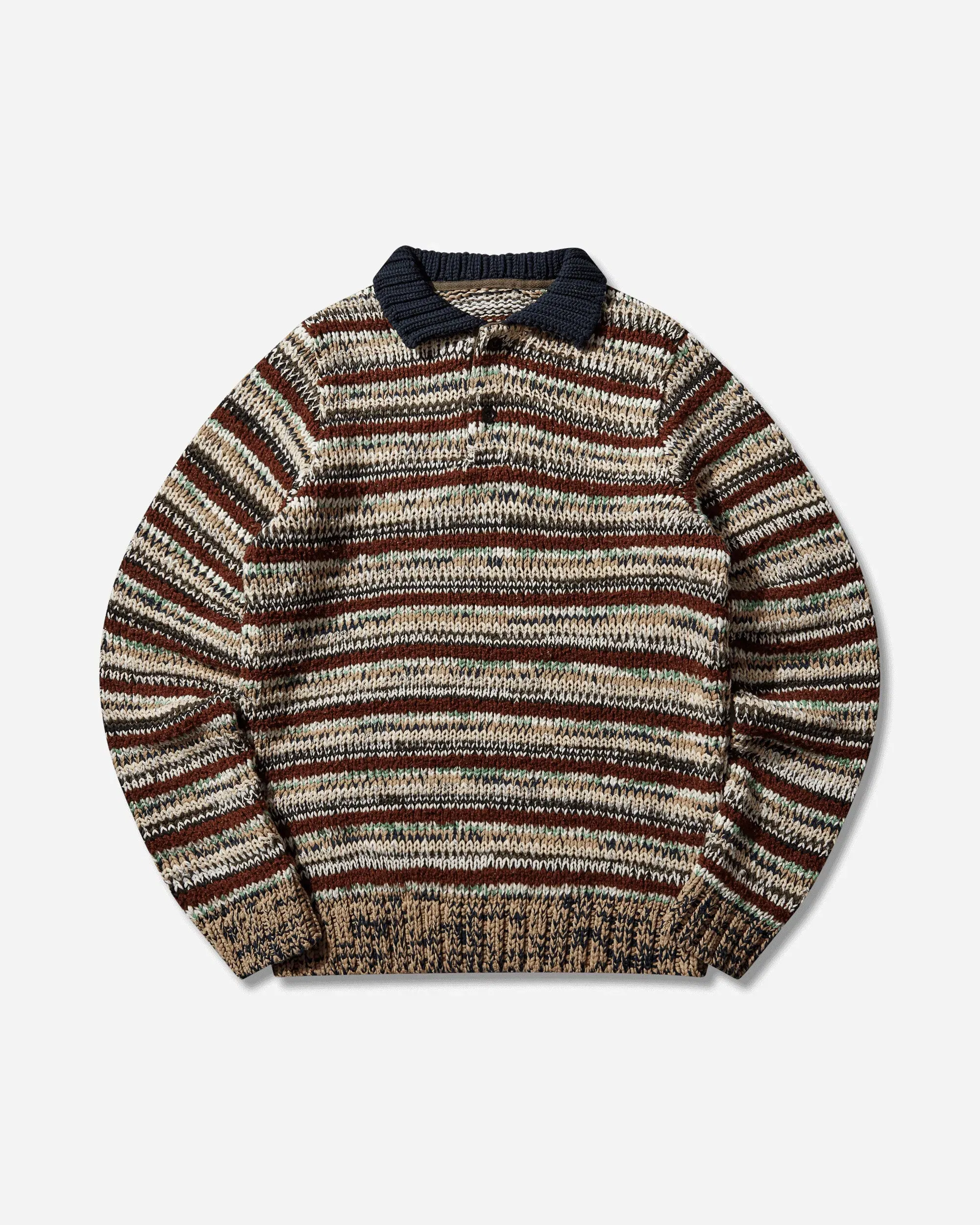 Sacai Men's Mix Knit Pullover Beige