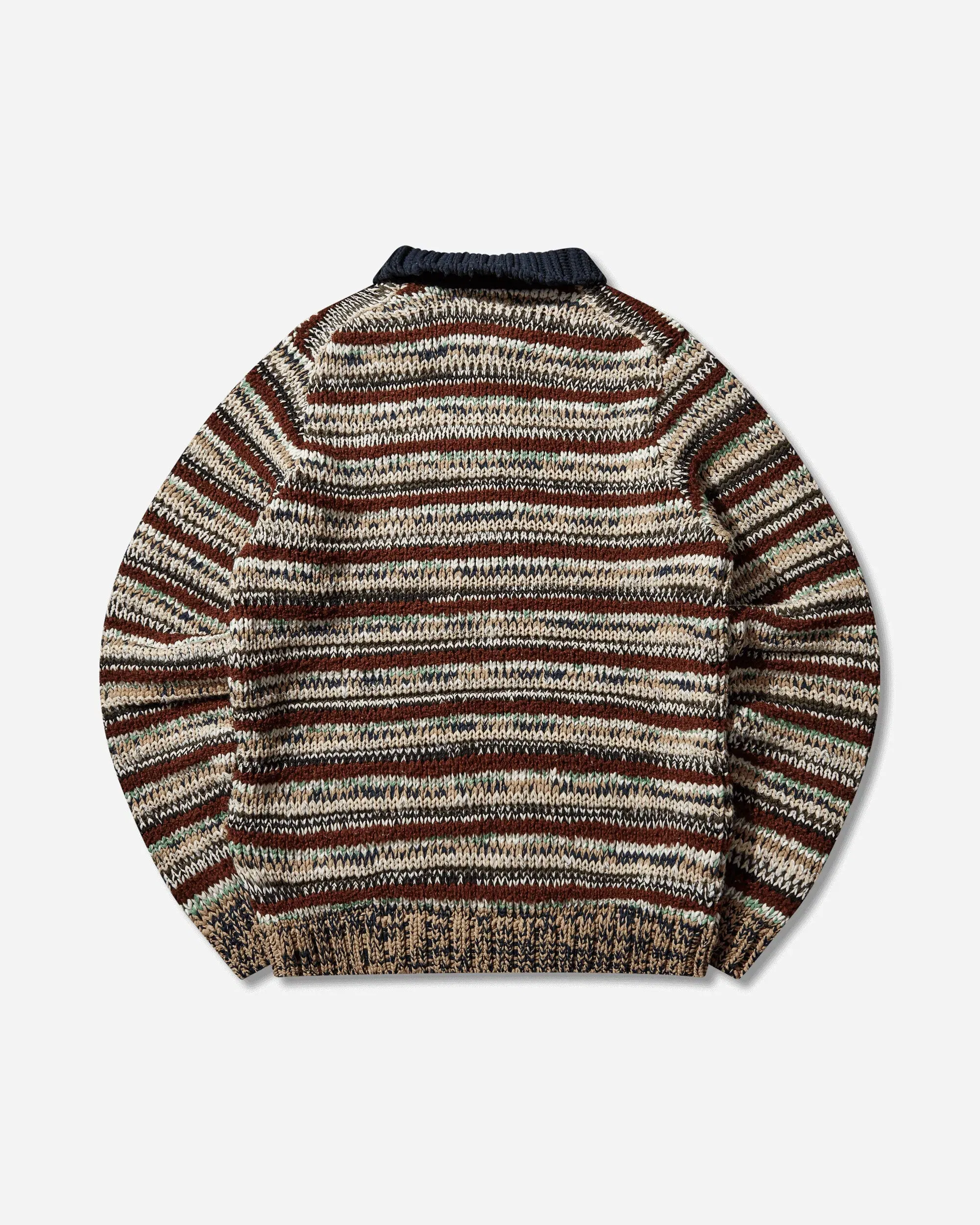 Sacai Men's Mix Knit Pullover Beige
