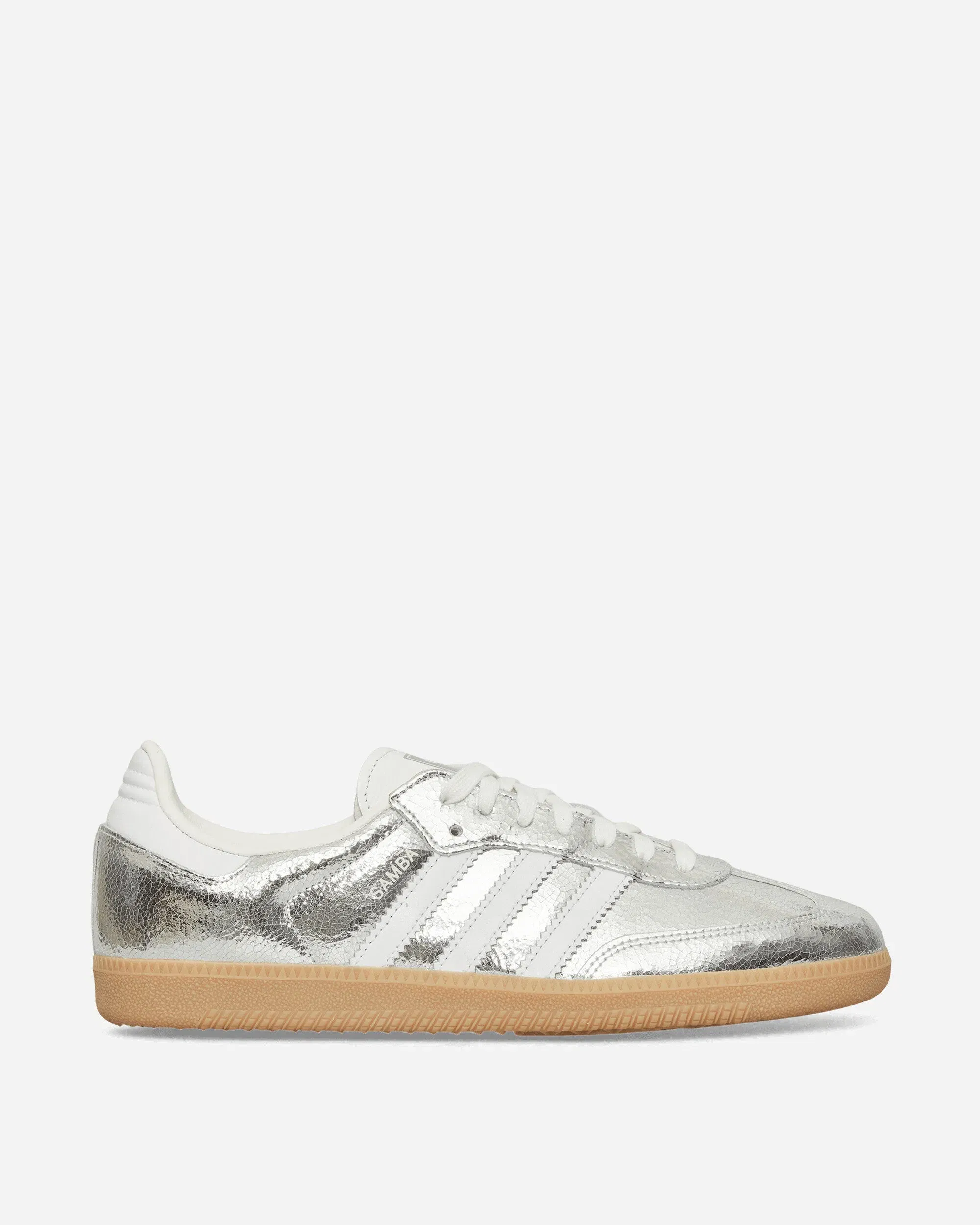 adidas Women's Samba OG Sneakers Silver Metallic / Cloud White
