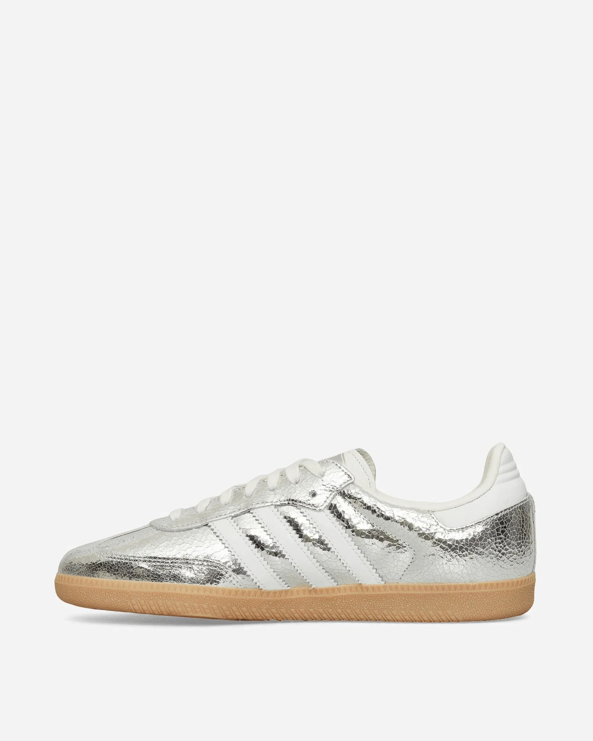 adidas Women's Samba OG Sneakers Silver Metallic / Cloud White