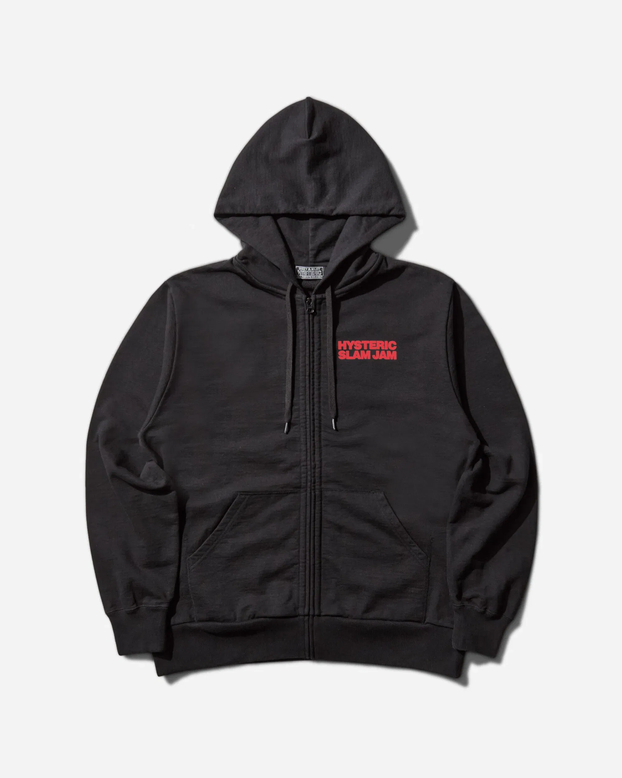 Hysteric Glamour Slam Jam Hysteric Angels Zip Up Hoodie Black