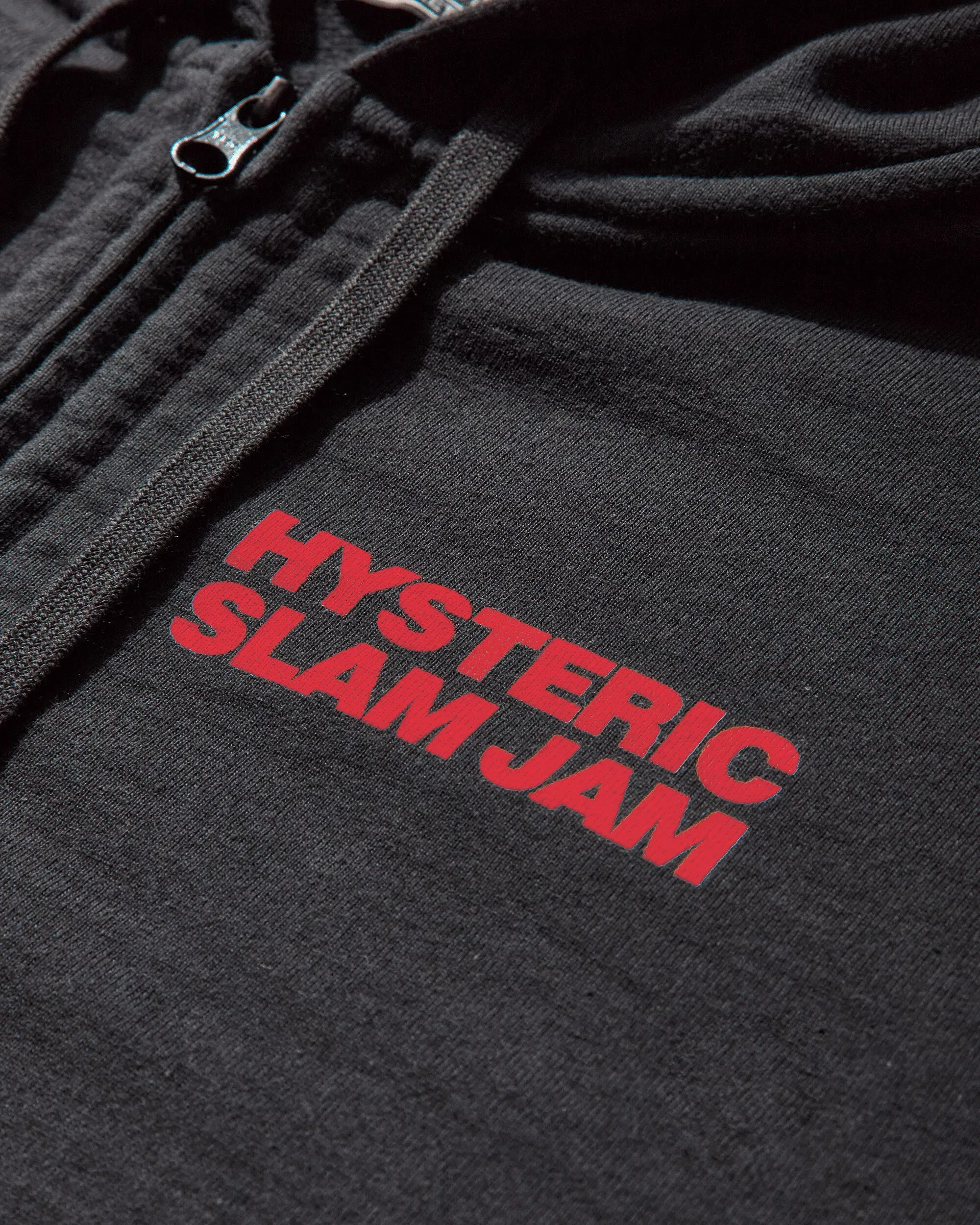 Hysteric Glamour Slam Jam Hysteric Angels Zip Up Hoodie Black