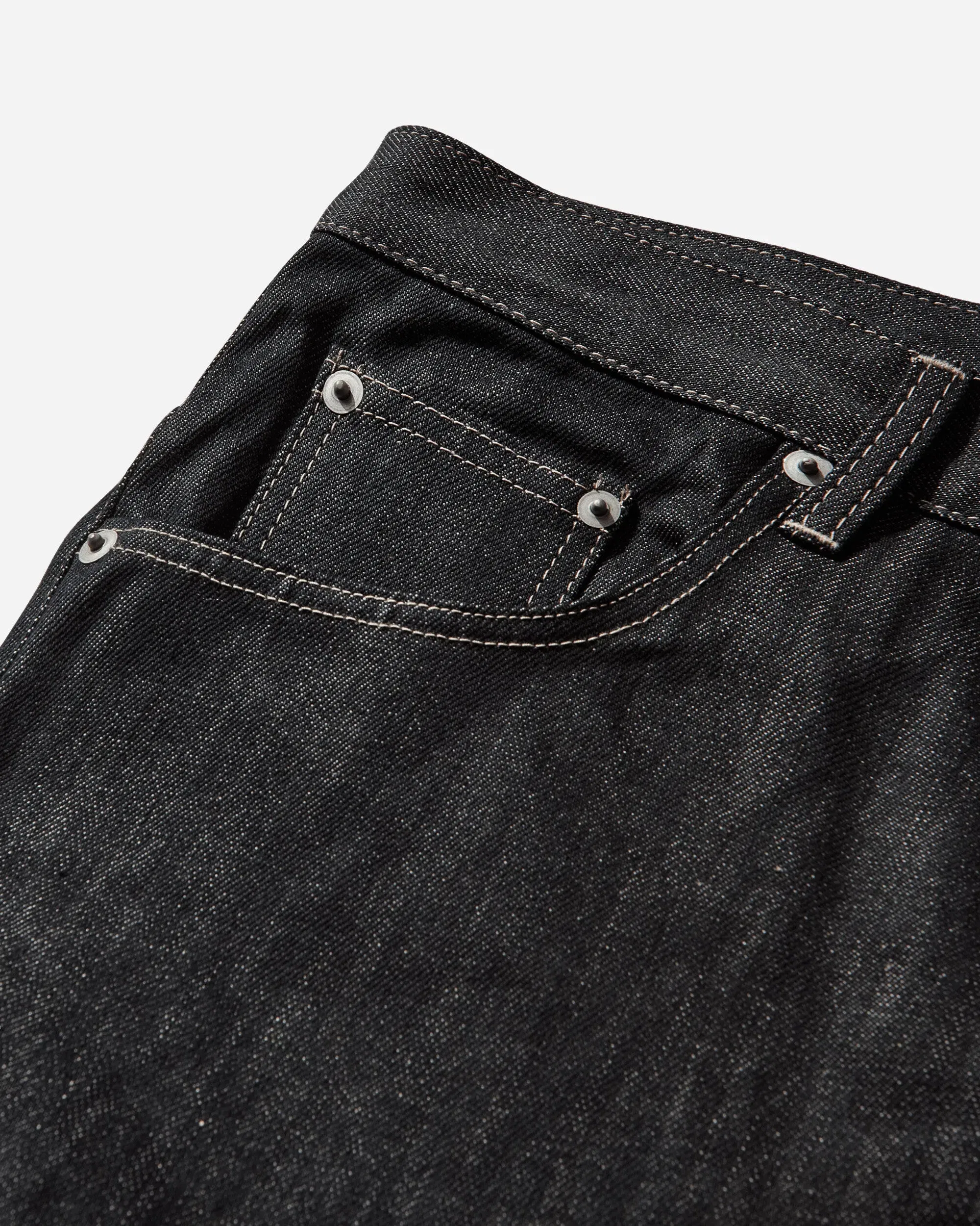 Protocol Index Men's Paneled Hybrid Denim Pants Indigo / Leather
