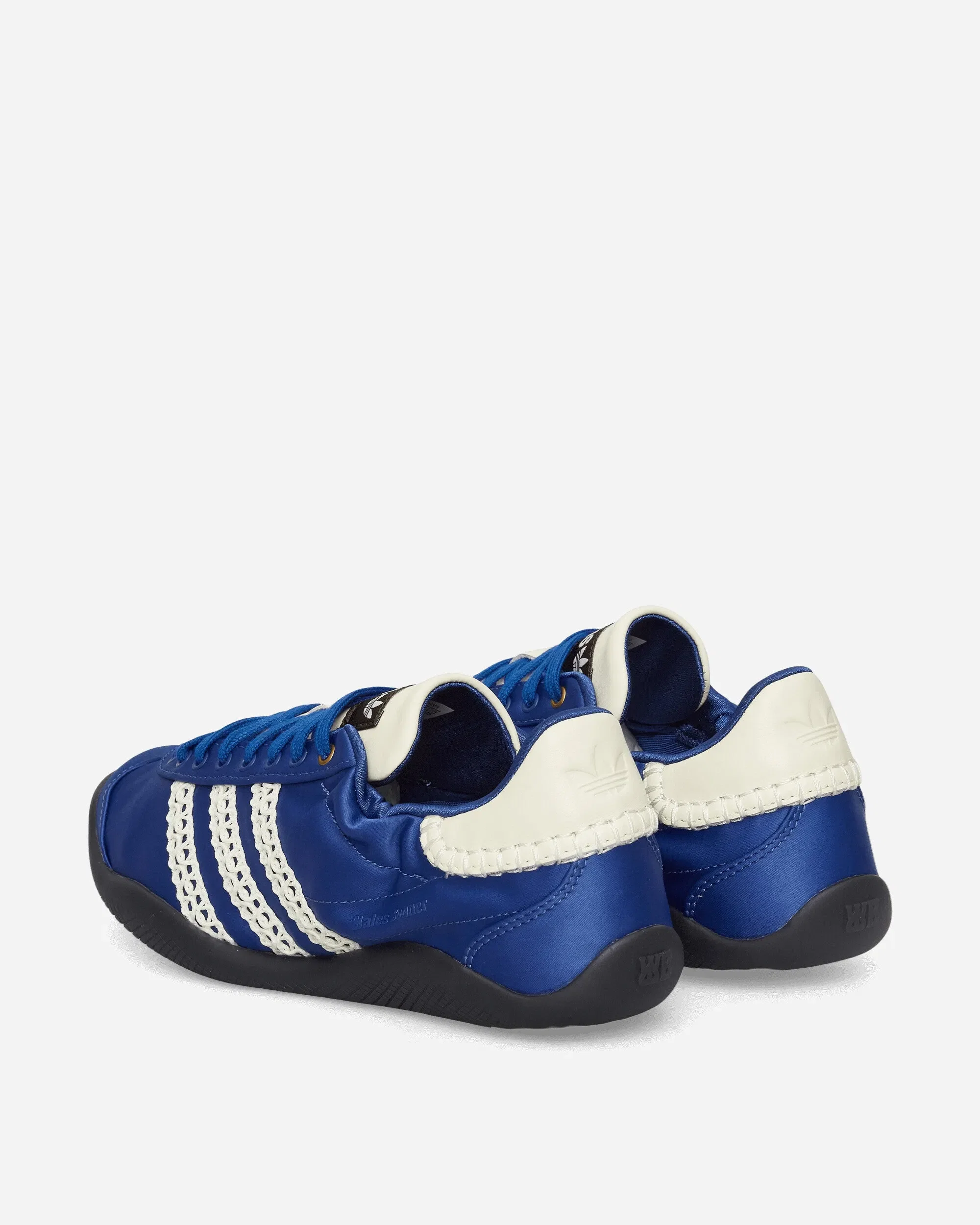 adidas Wales Bonner Karintha Lo Satin Sneakers Blue / Cream White