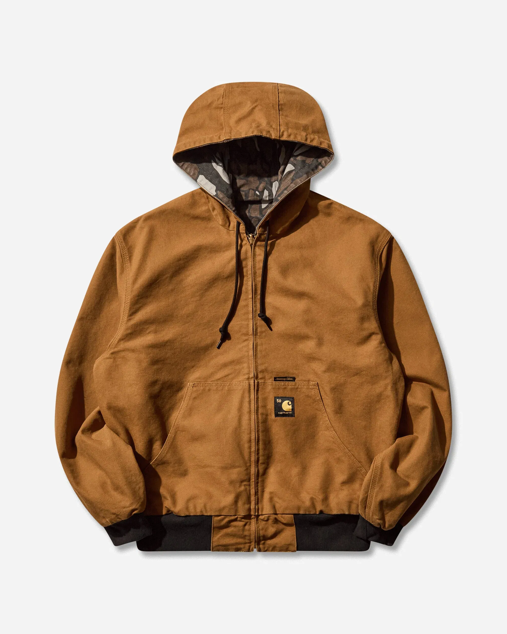 Carhartt WIP Men's OG Active Jacket 50th Anniversary Edition Canvas Hamilton Brown / Camo Trebark