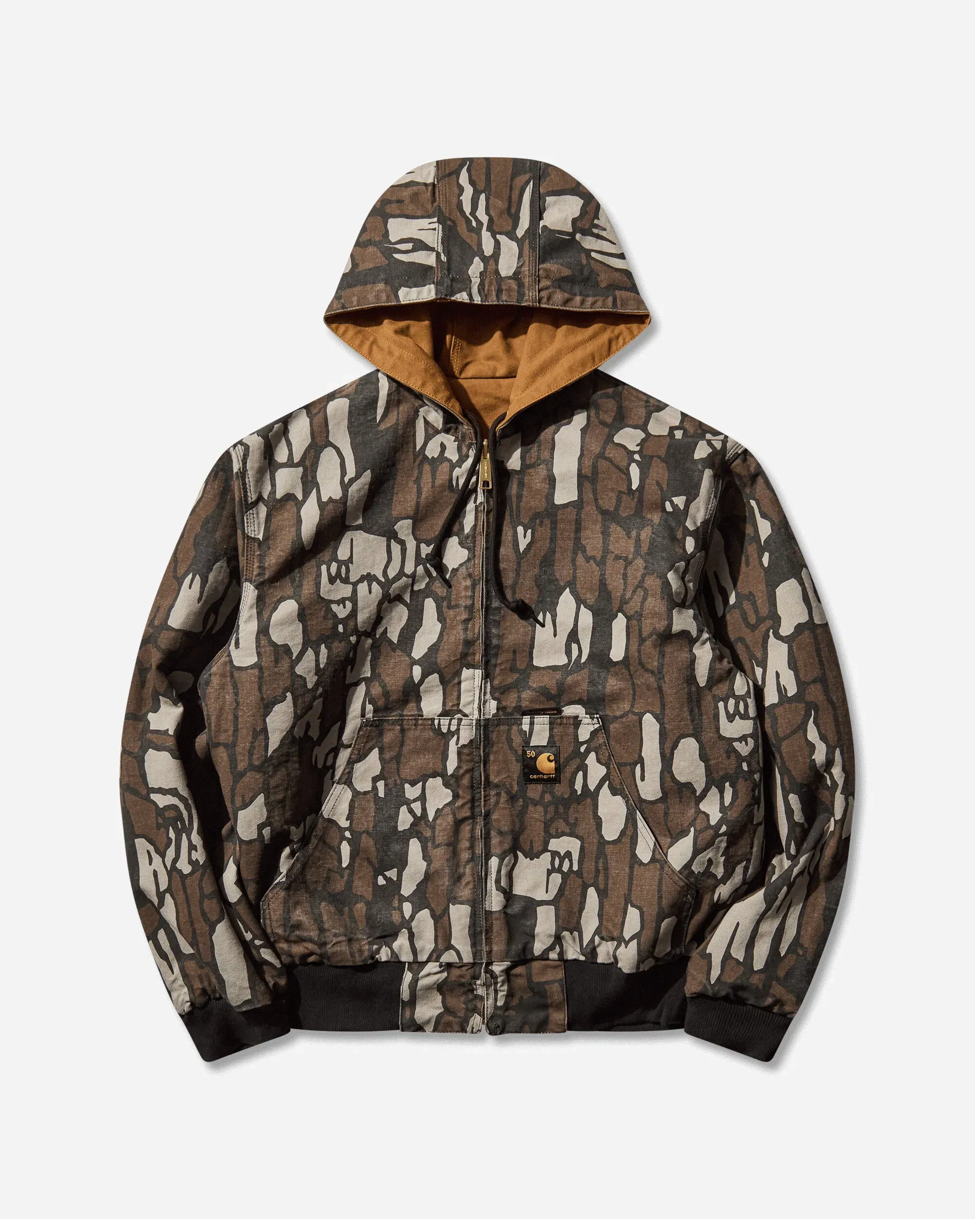 Carhartt WIP Men's OG Active Jacket 50th Anniversary Edition Canvas Hamilton Brown / Camo Trebark