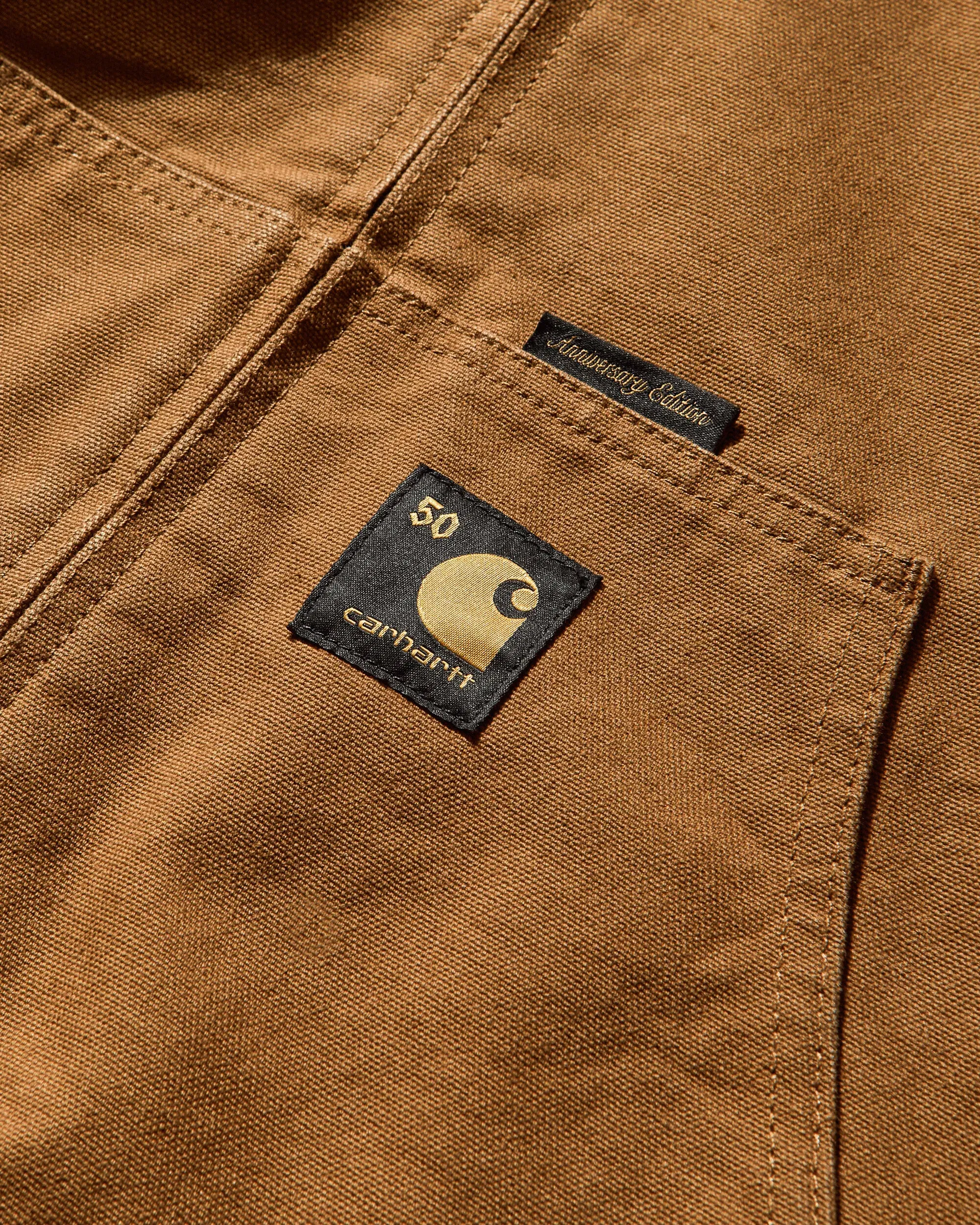 Carhartt WIP Men's OG Active Jacket 50th Anniversary Edition Canvas Hamilton Brown / Camo Trebark