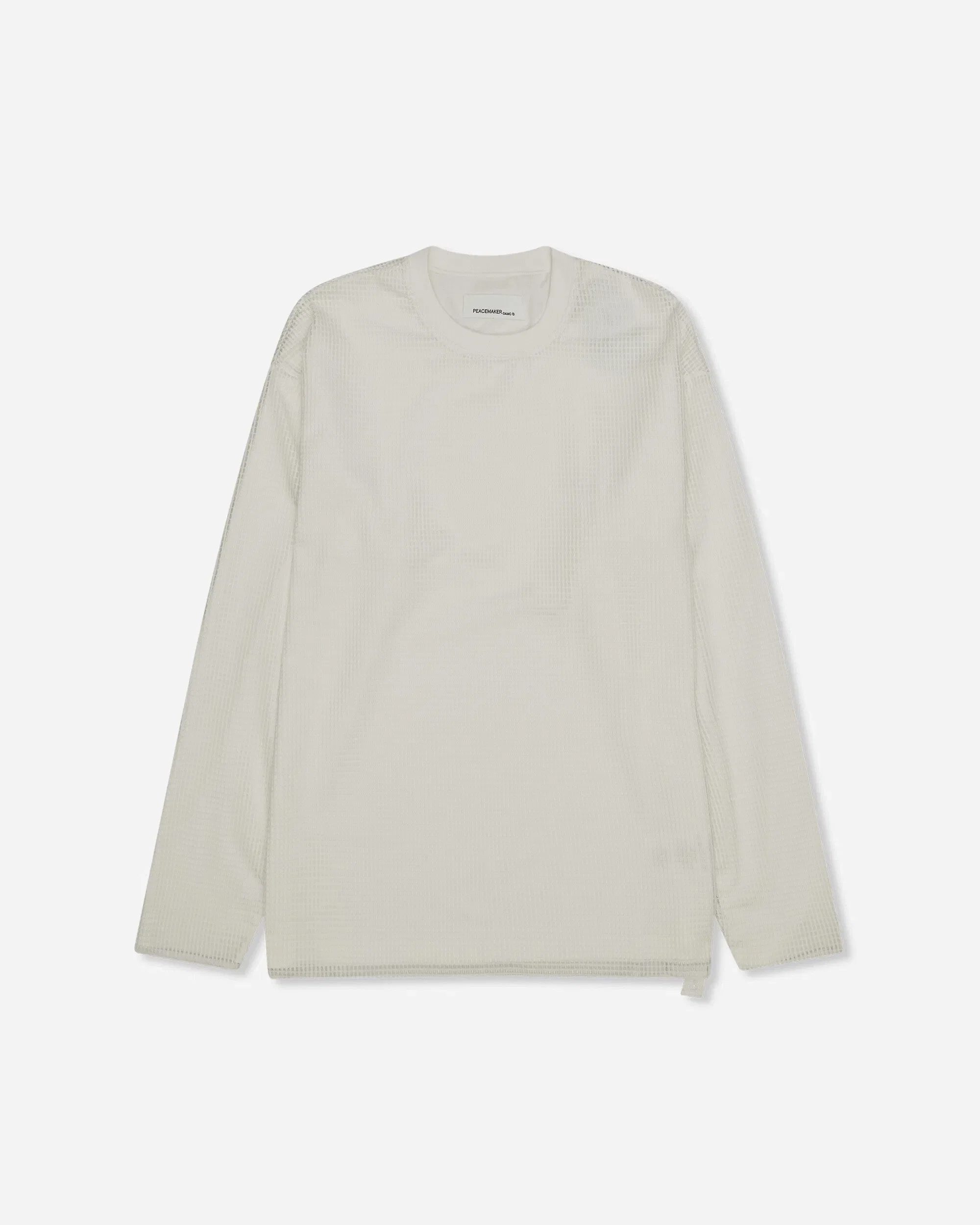 OAMC Peacemaker Men's Mesh Layer Longsleeve T-Shirt White
