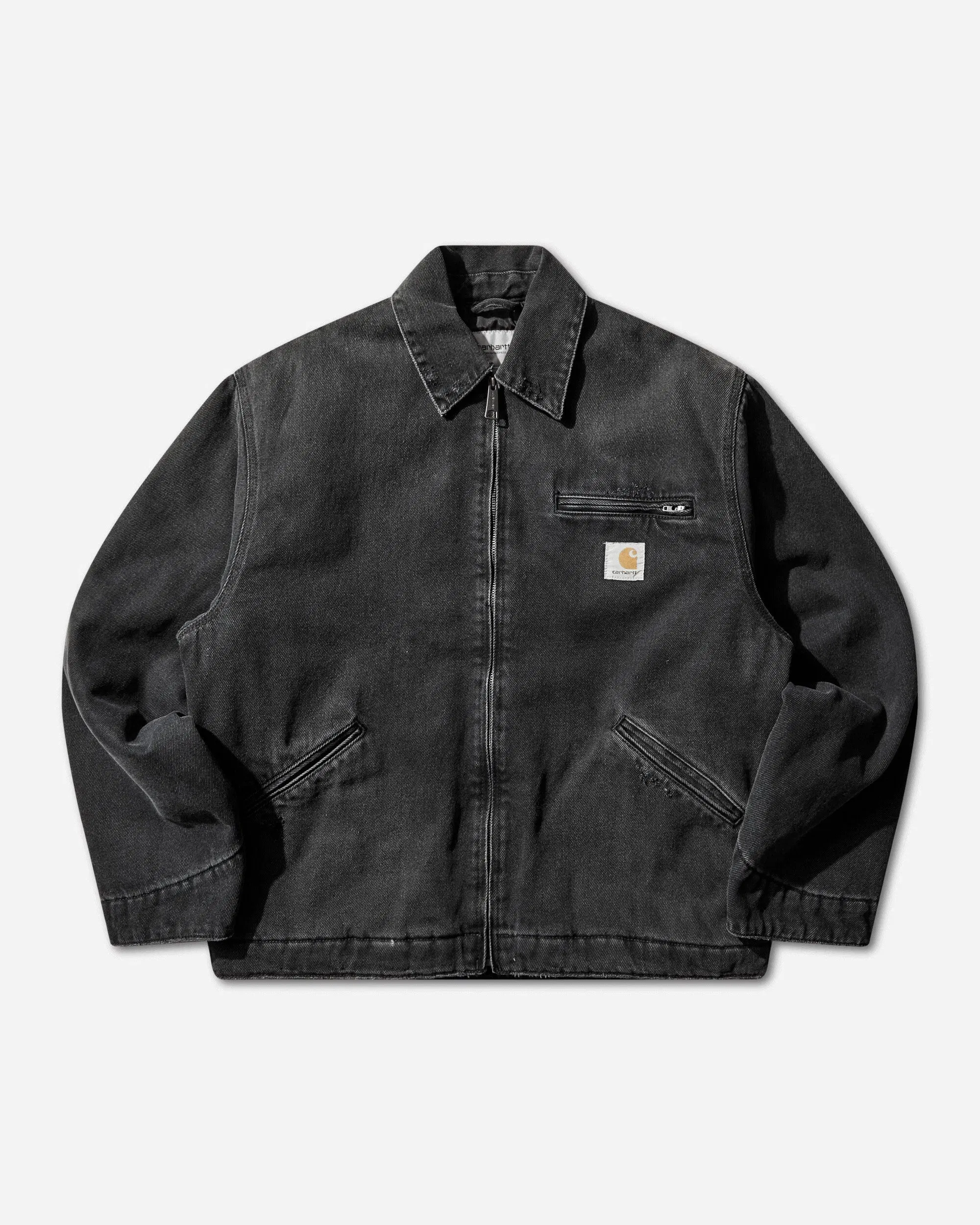 Carhartt WIP Men's OG Detroit Jacket Black (Grind Washed)