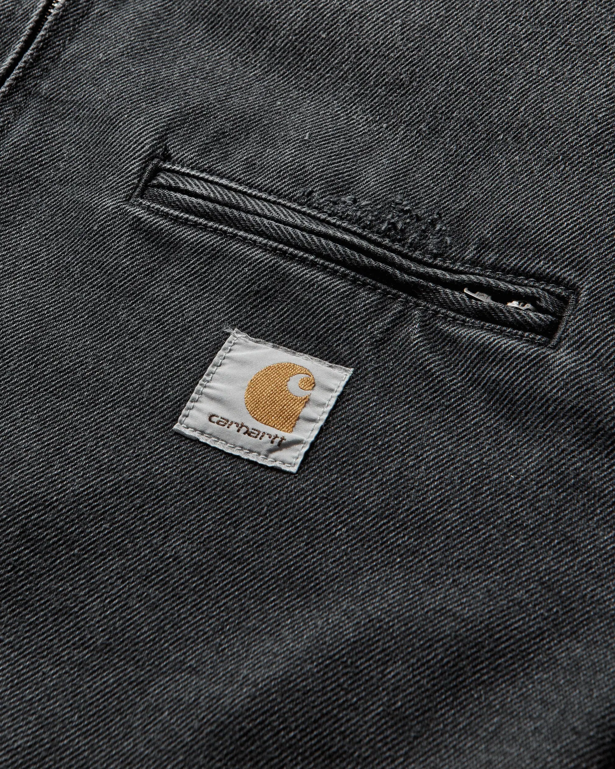 Carhartt WIP Men's OG Detroit Jacket Black (Grind Washed)