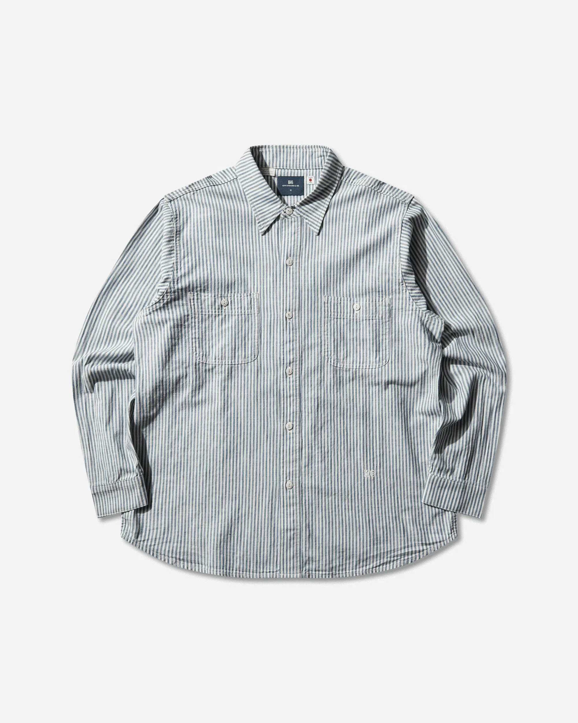 Levi's Men's Blue Tab Work Shirt Blue