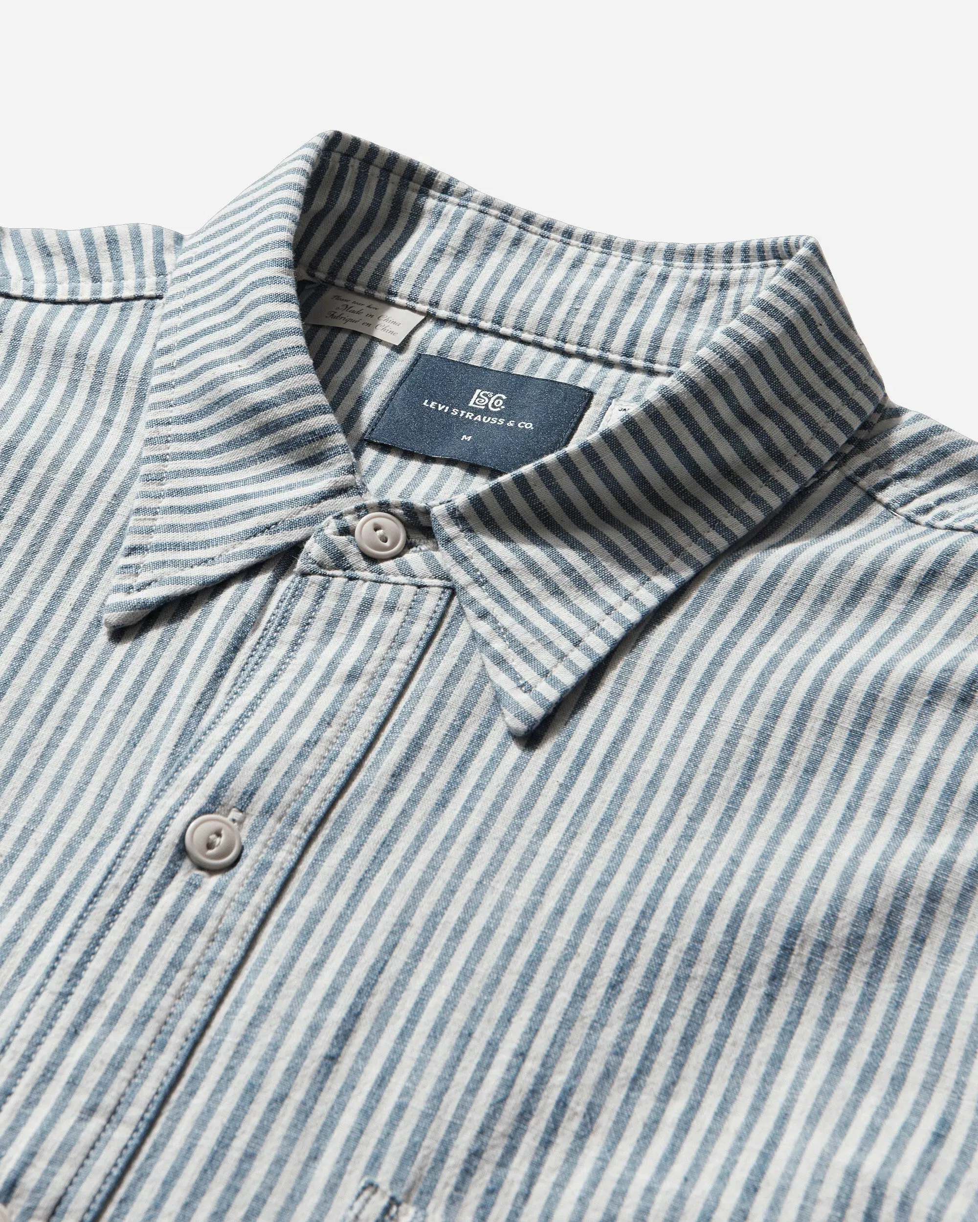 Levi's Men's Blue Tab Work Shirt Blue