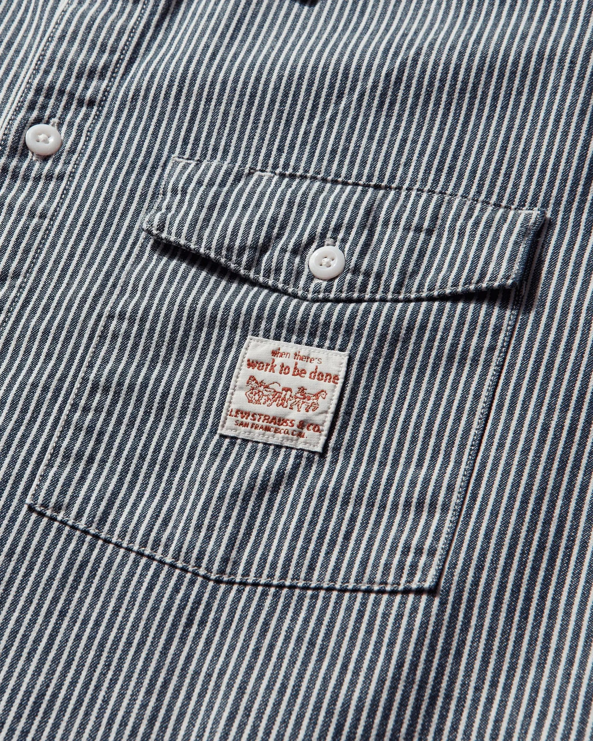 Levi's Men's Worker Longsleeve Shirt Blue