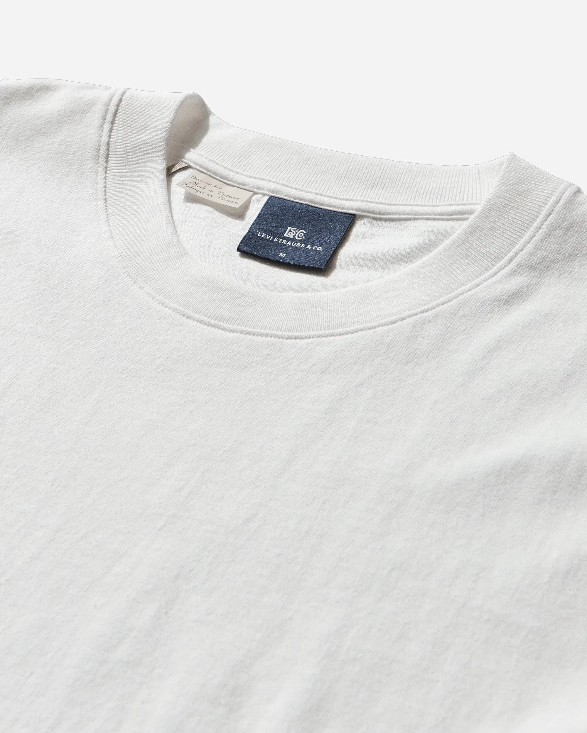 Levi's Men's Blue Tab Relaxed T-Shirt White