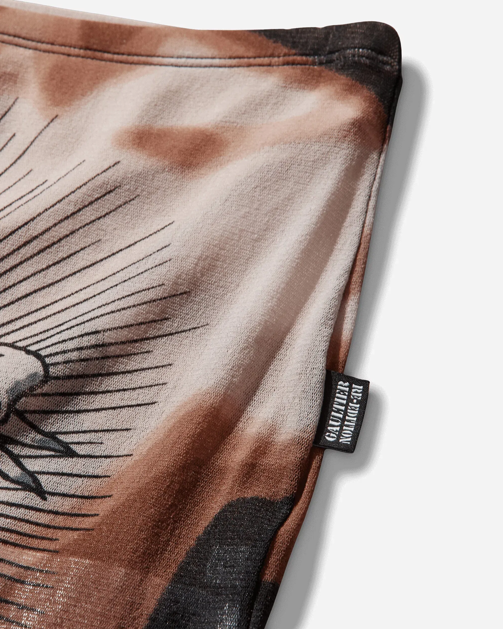 Jean Paul Gaultier Women's Re-Edition Safe Sex Tattoo Long Skirt Black