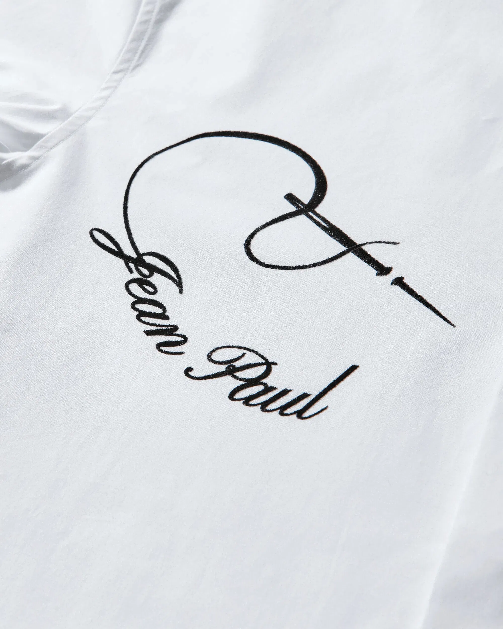 Jean Paul Gaultier Women's Oversized Printed Shirt White