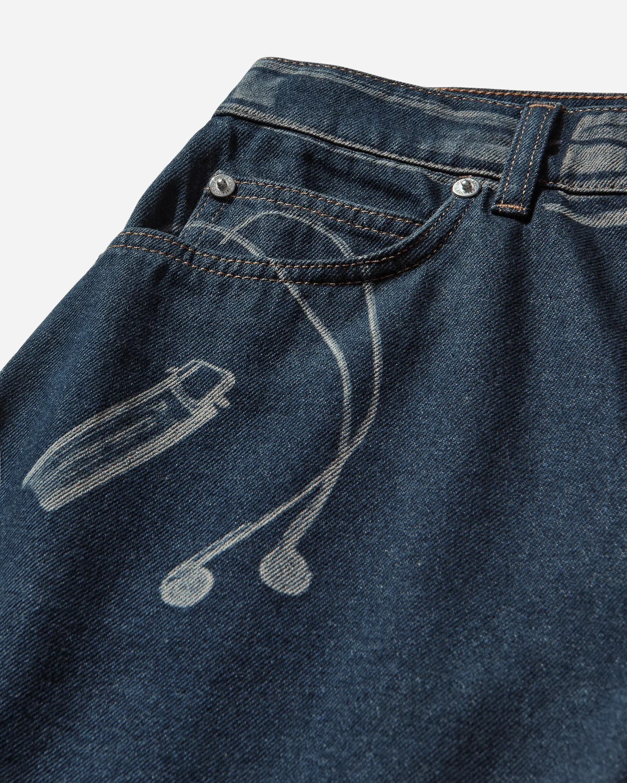 Jean Paul Gaultier Women's Trompe L'œil Jeans Indigo