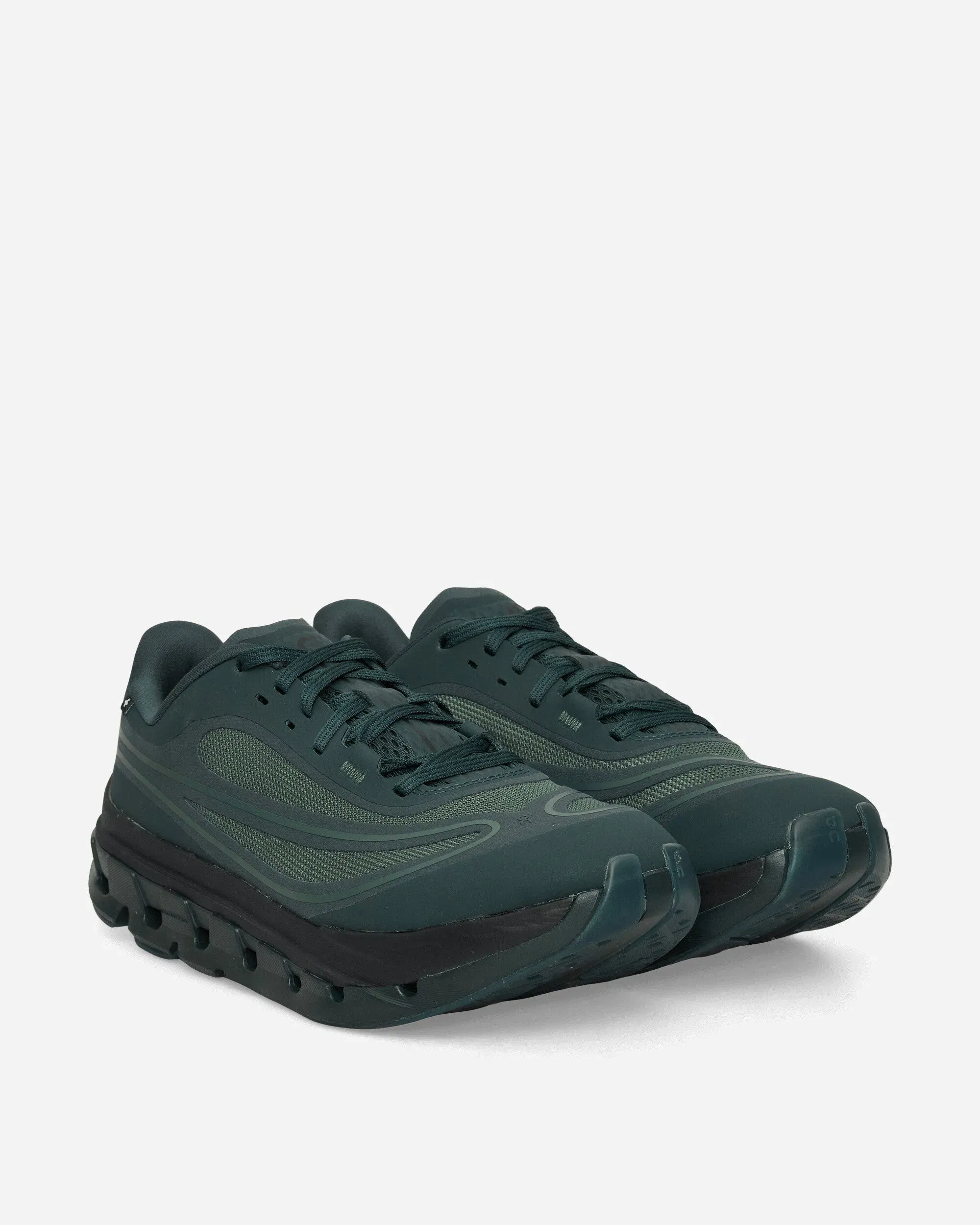 On Running Men's IKON Cloudflow 5 AD Sneakers Obsidian / Evergreen