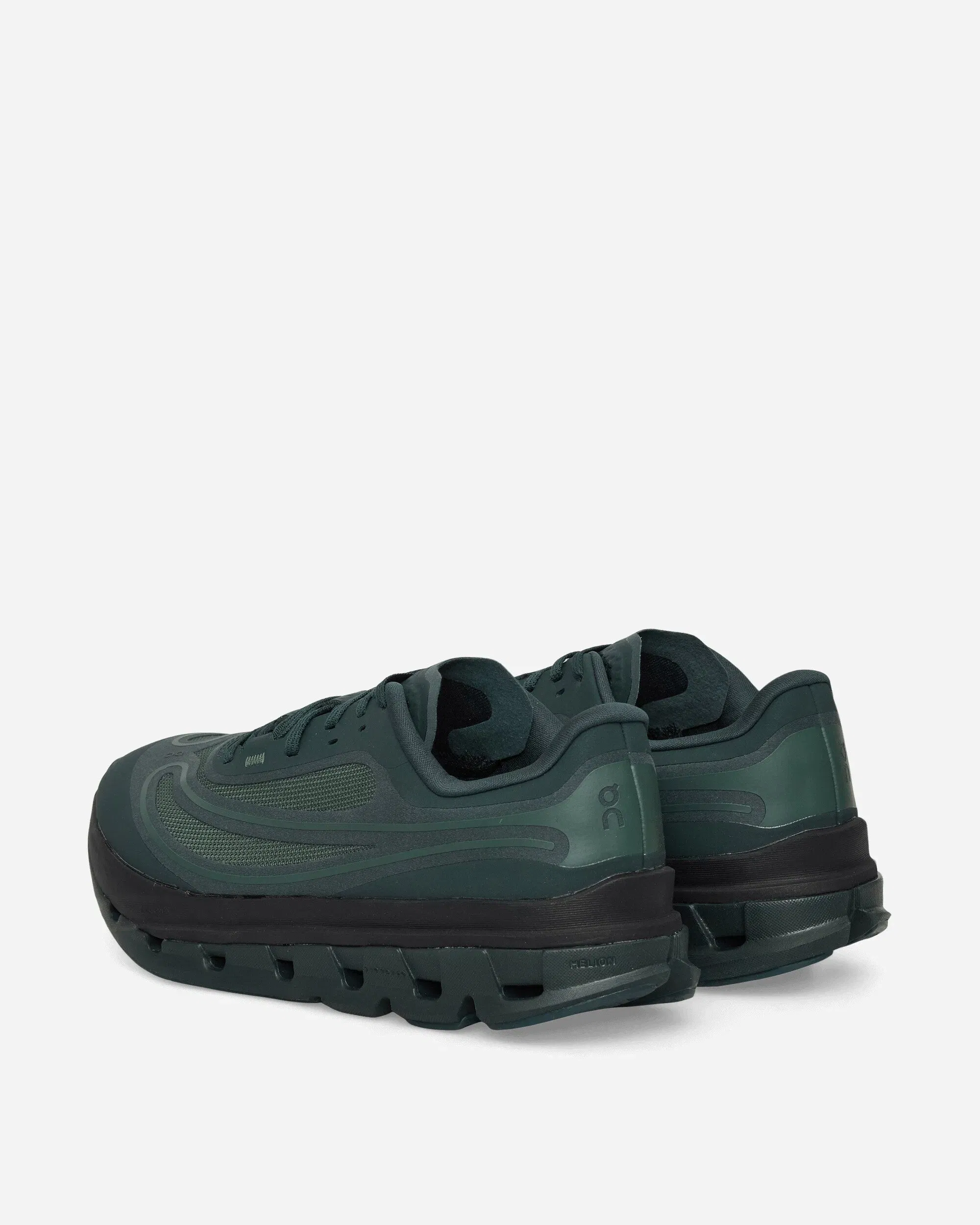 On Running Men's IKON Cloudflow 5 AD Sneakers Obsidian / Evergreen