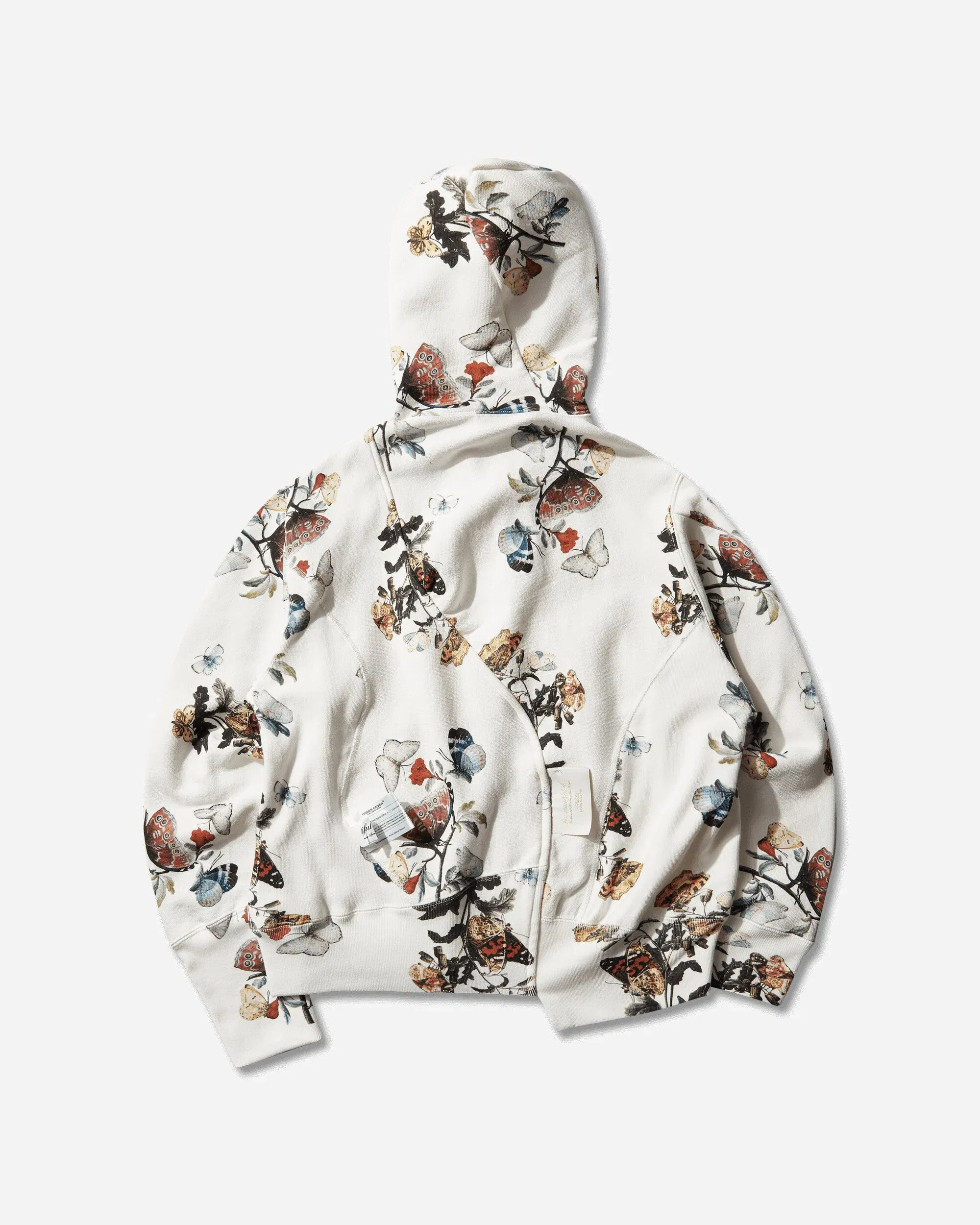 Undercover Women's Champion All-Over Print Fleece Zip Hoodie Ivory Base