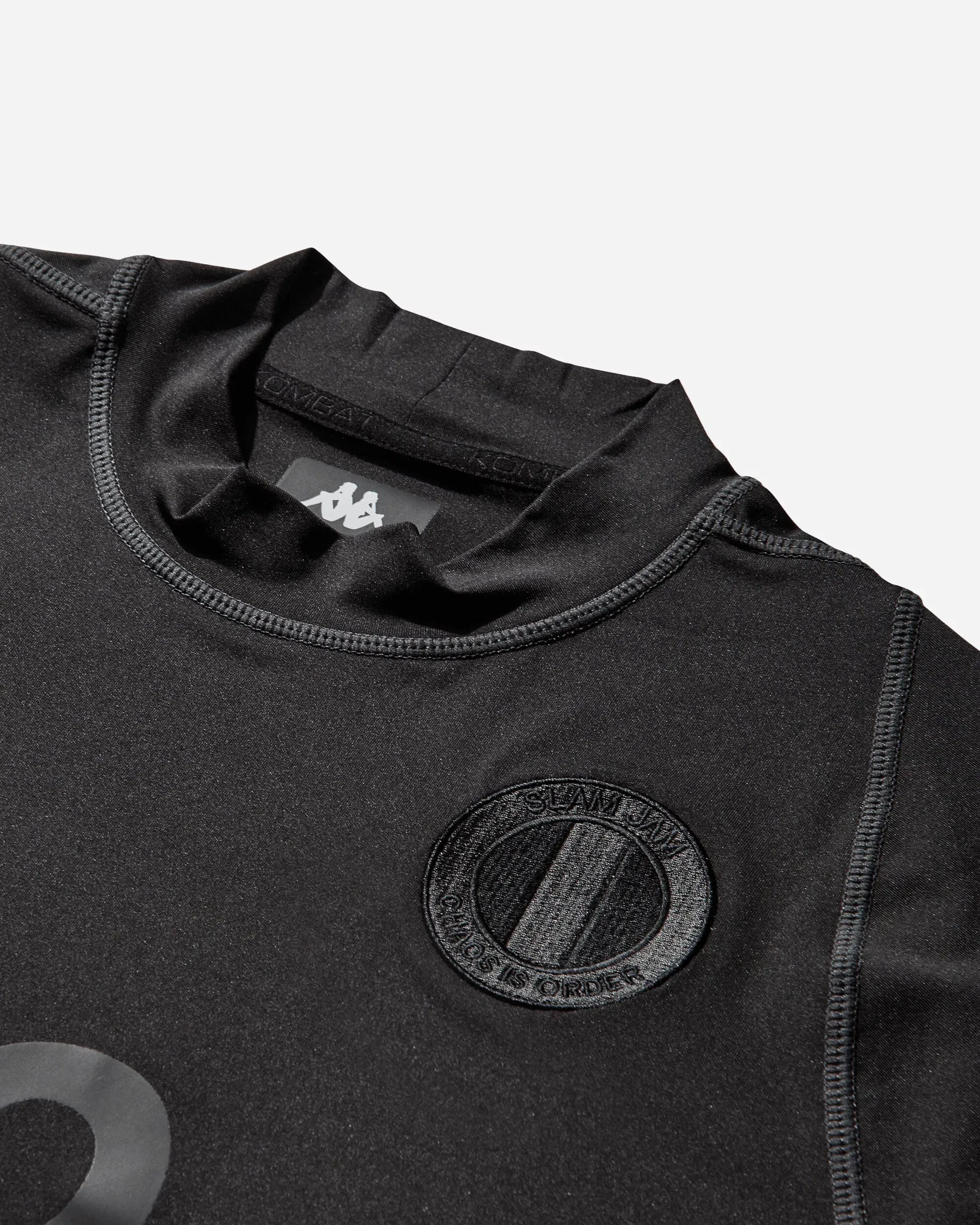 Kappa Kombat XXV Slam Jam Active Jersey Black Smoke / Grey Charcoal