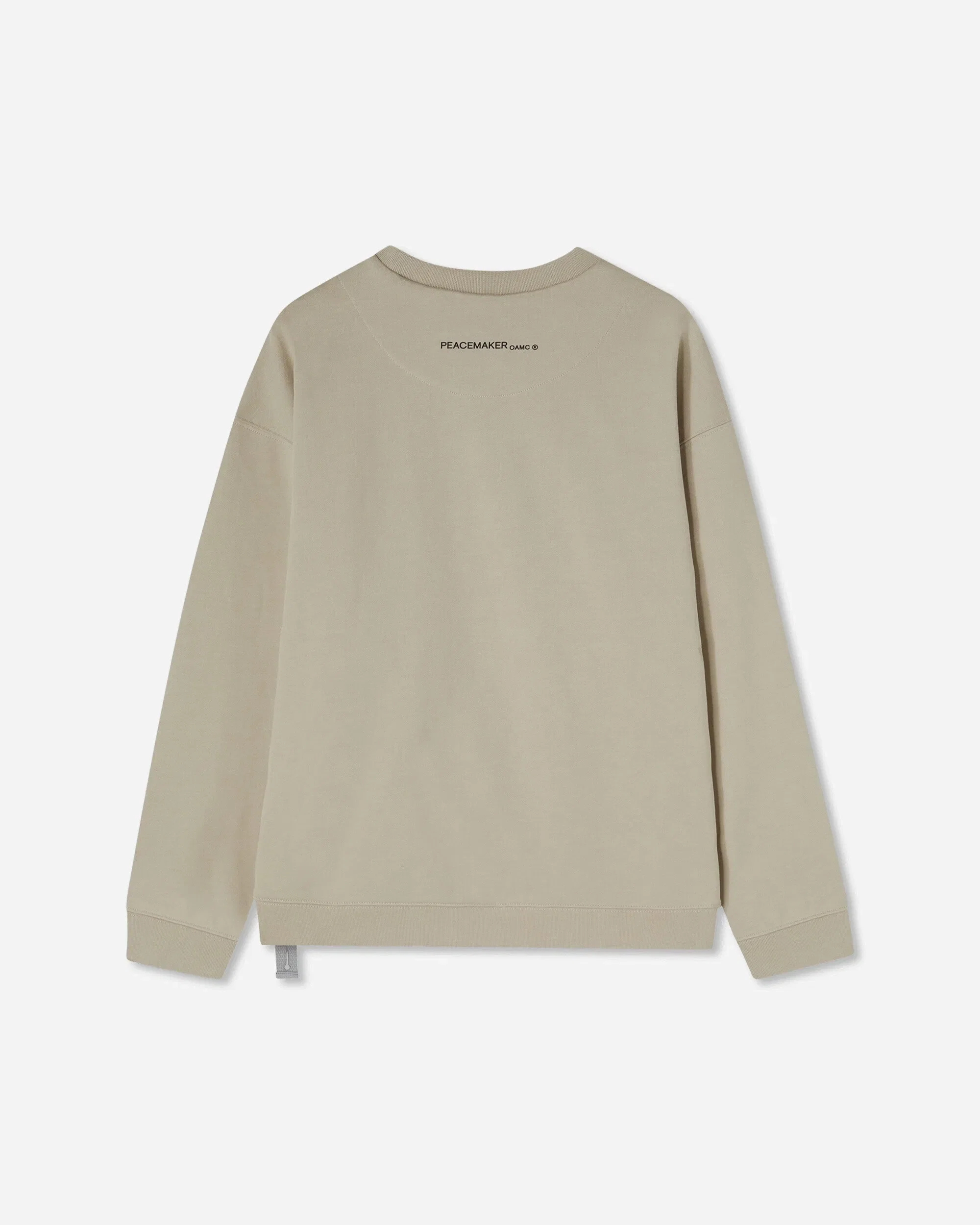 OAMC Peacemaker Men's Bird Loose Fit Crewneck Sweatshirt Sand
