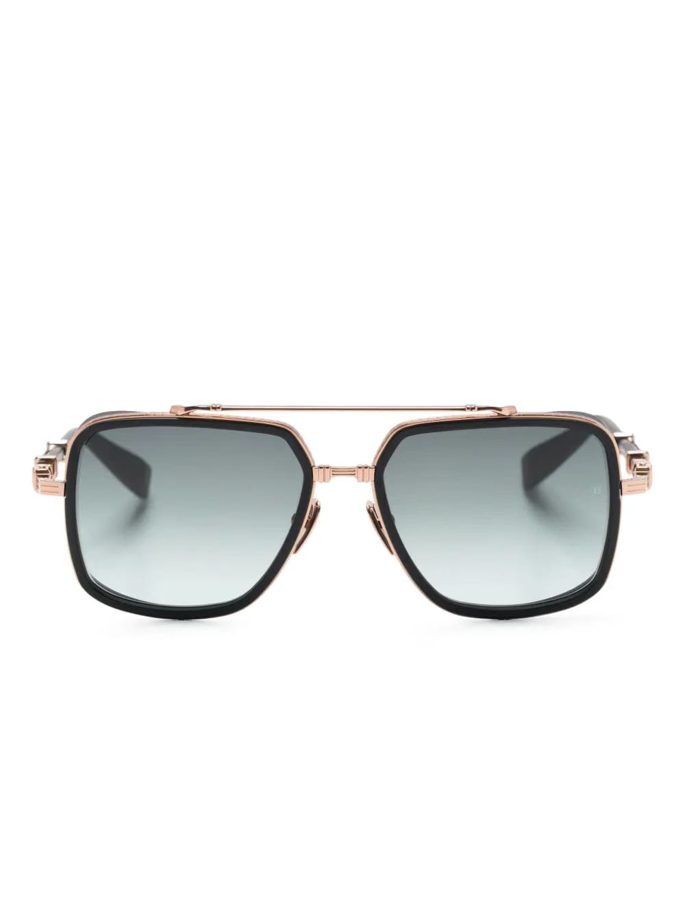 BPS 108E square-frame logo-engraved sunglasses