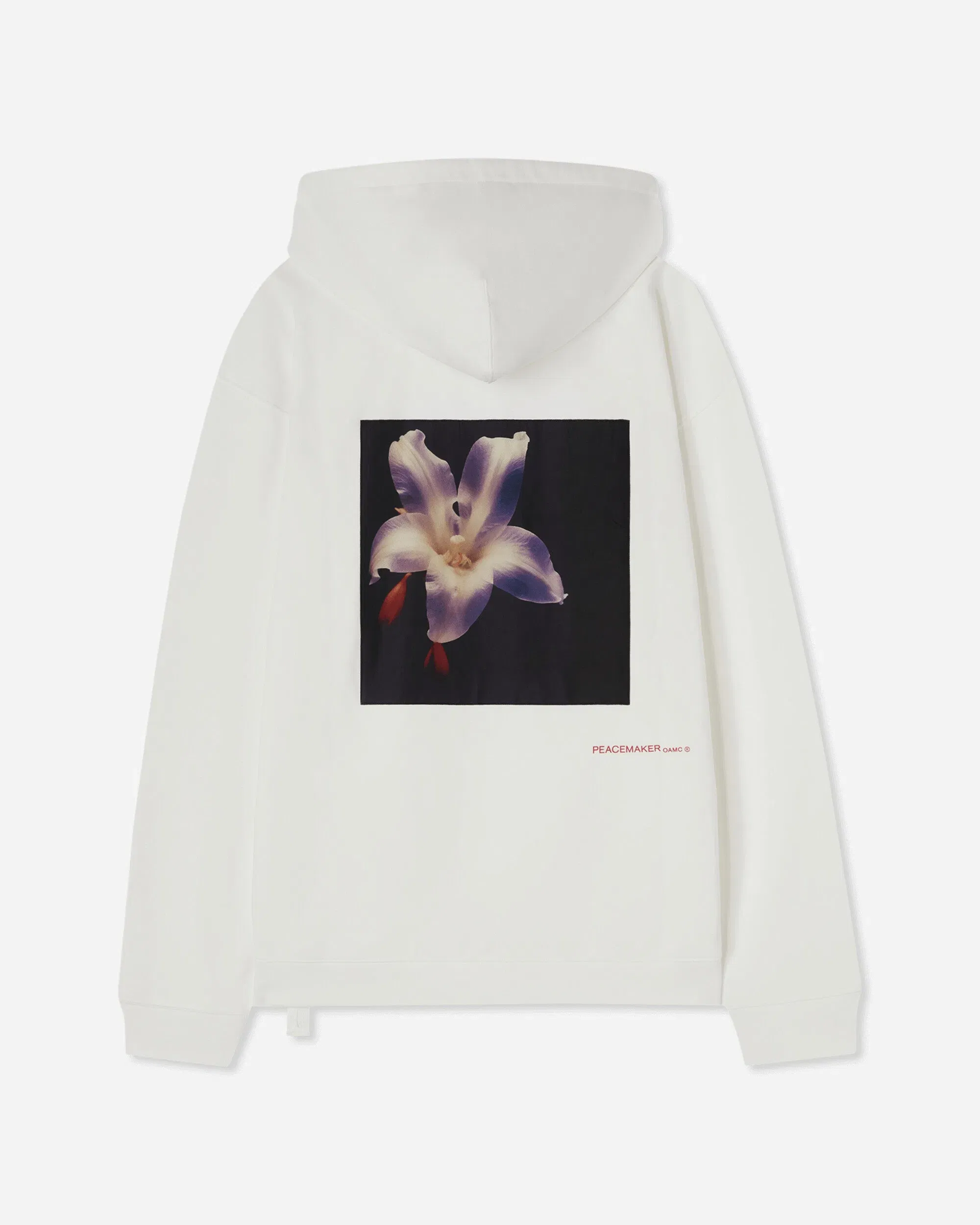 OAMC Peacemaker Men's Flower Loose Fit Hoodie Snow White
