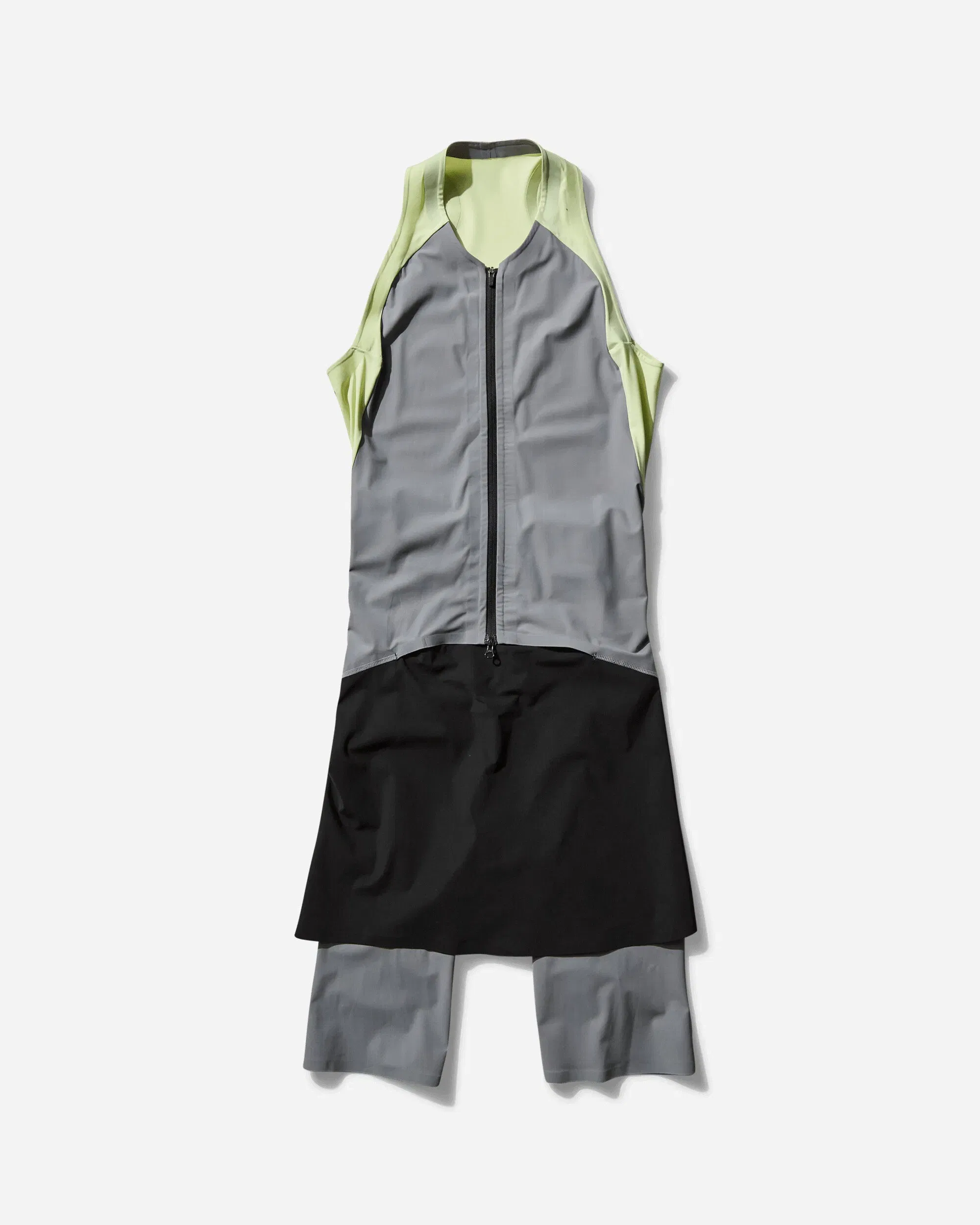 Johanna Parv Women's Sprint Dress Lime Cream / Grey