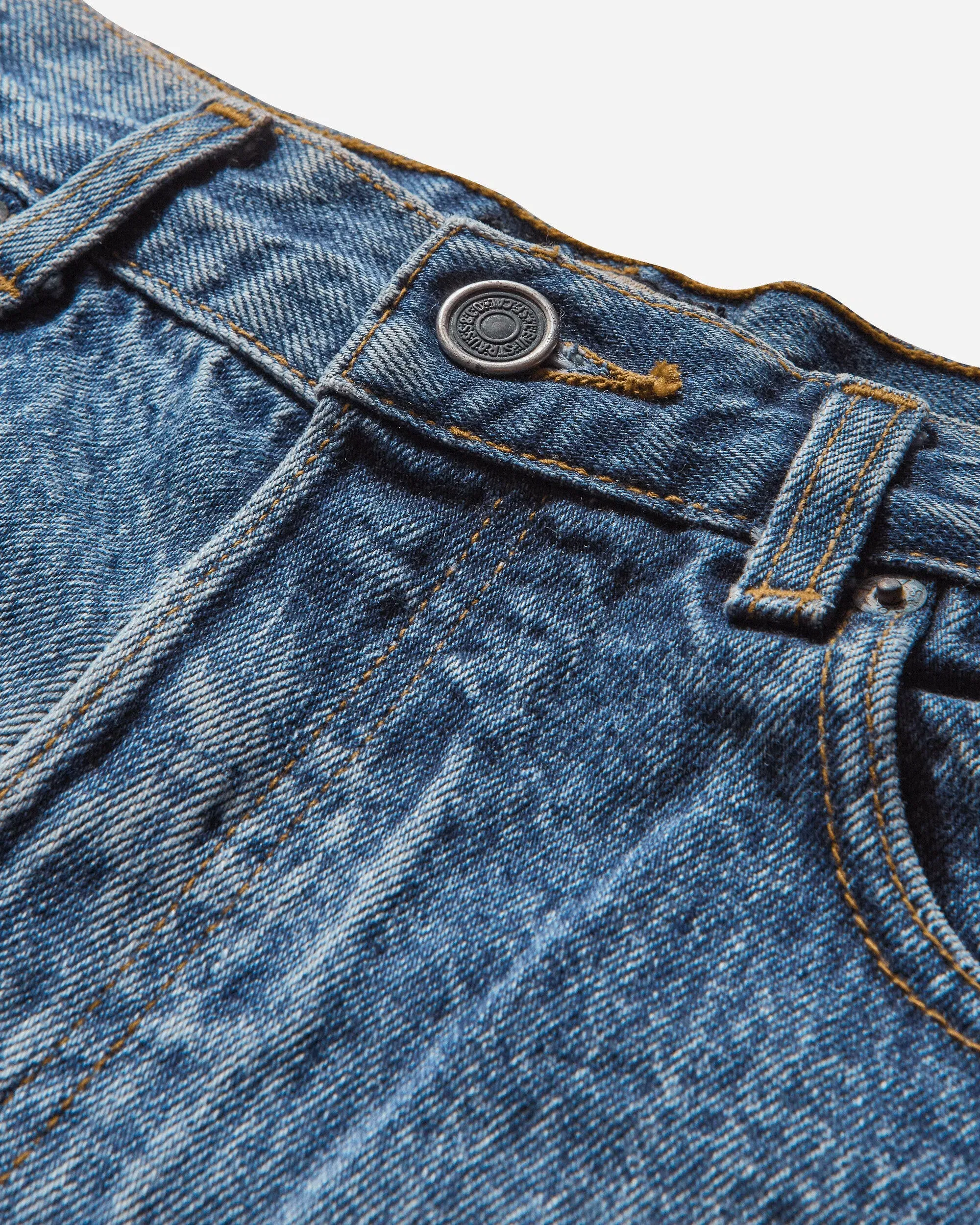 Pezze Vintage Women's Silver Tab Deadstock Jeans Blue