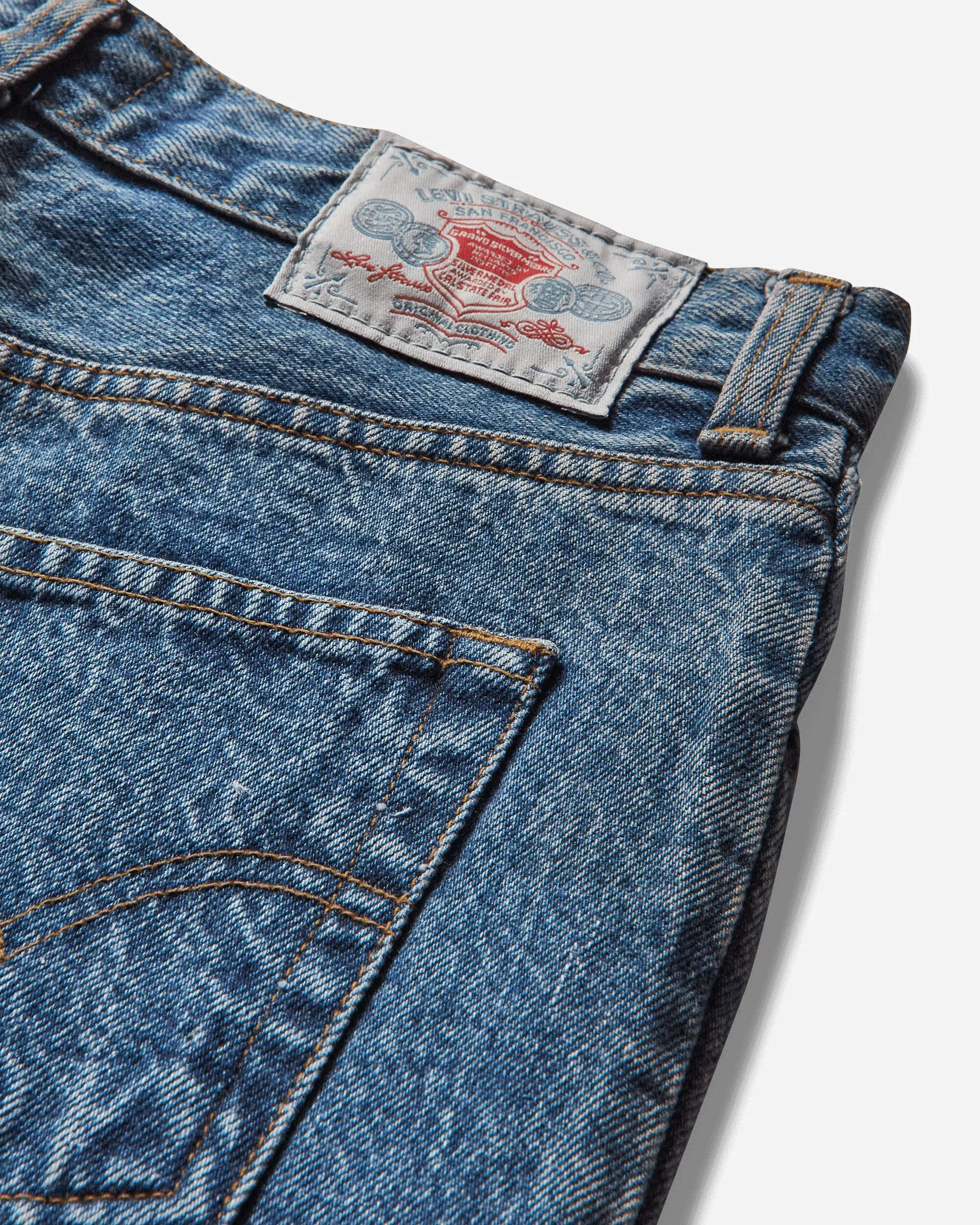 Pezze Vintage Women's Silver Tab Deadstock Jeans Blue