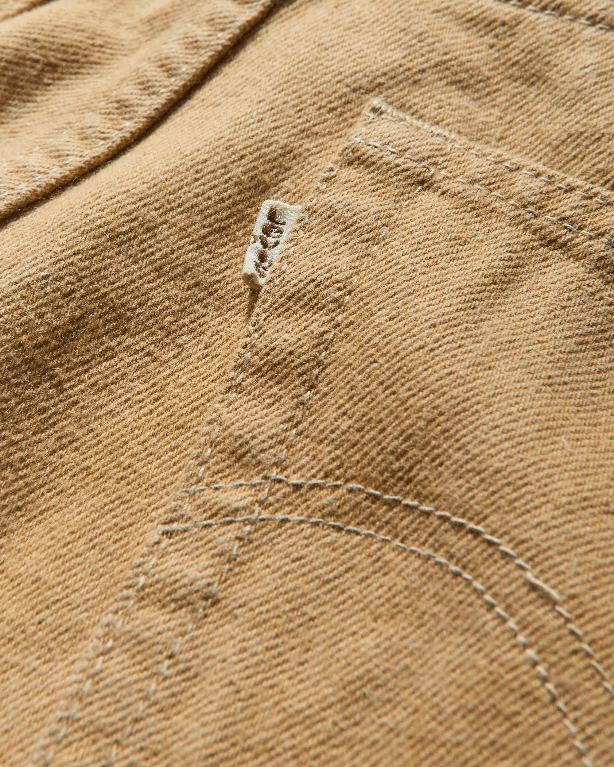 Pezze Vintage Men's White Tab 451 Jeans Beige