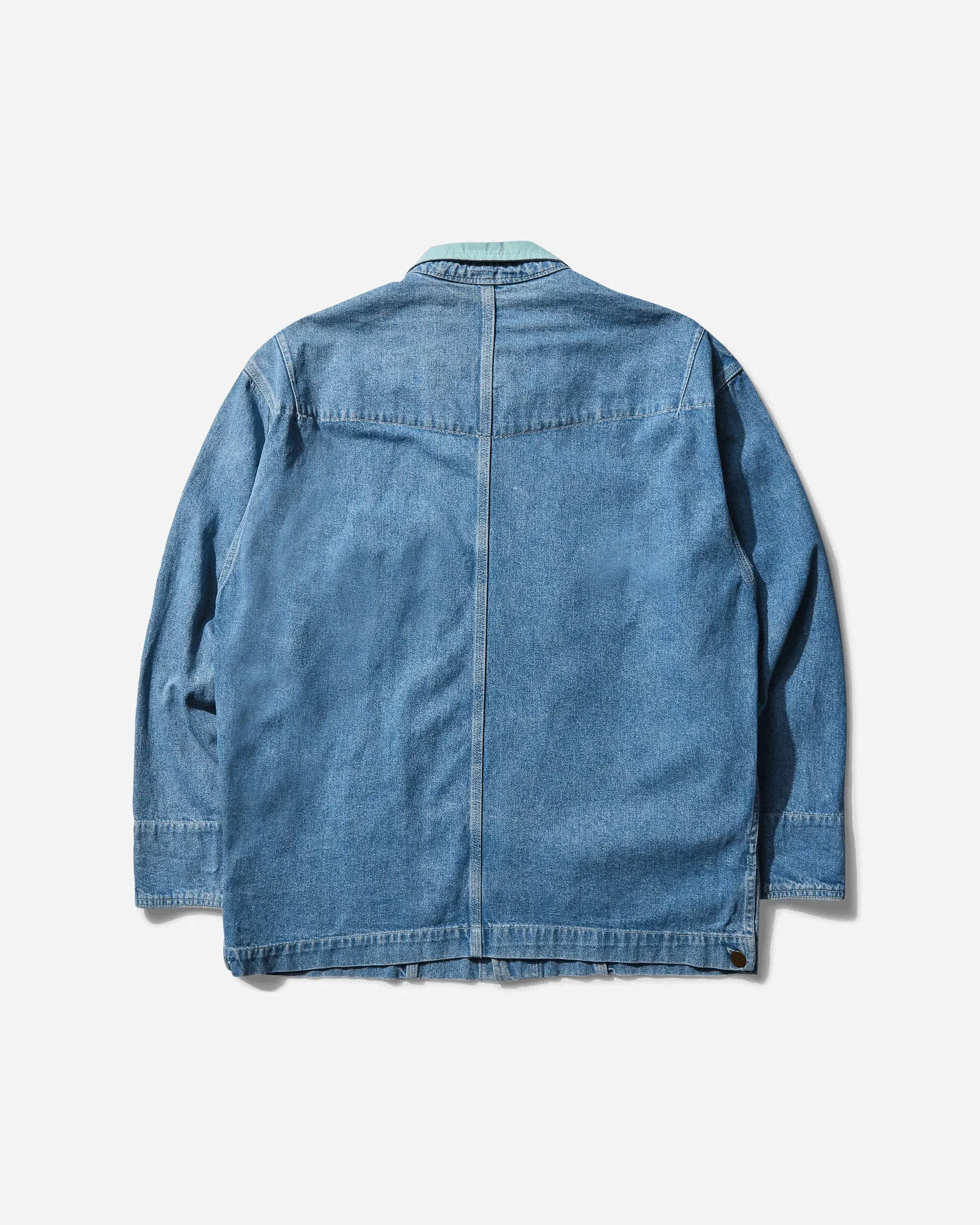 Pezze Vintage Men's Denim Work Jacket Blue
