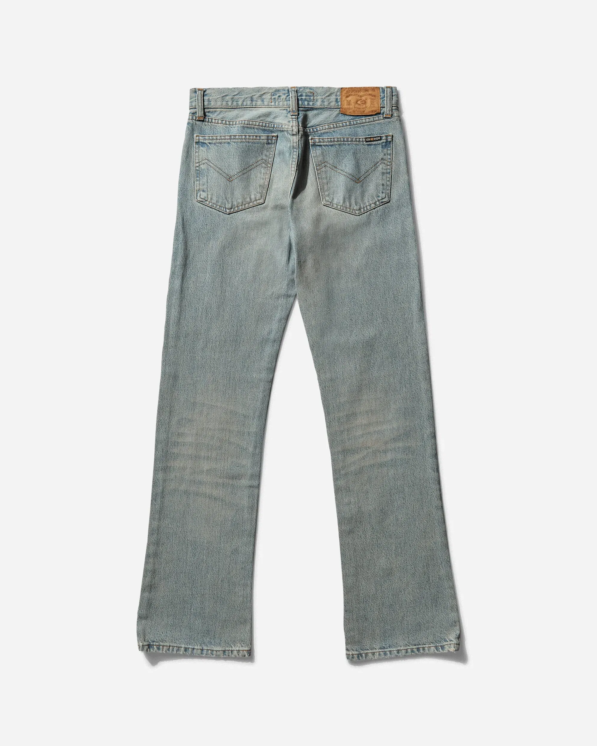 Pezze Vintage Women's Flower Jeans Blue