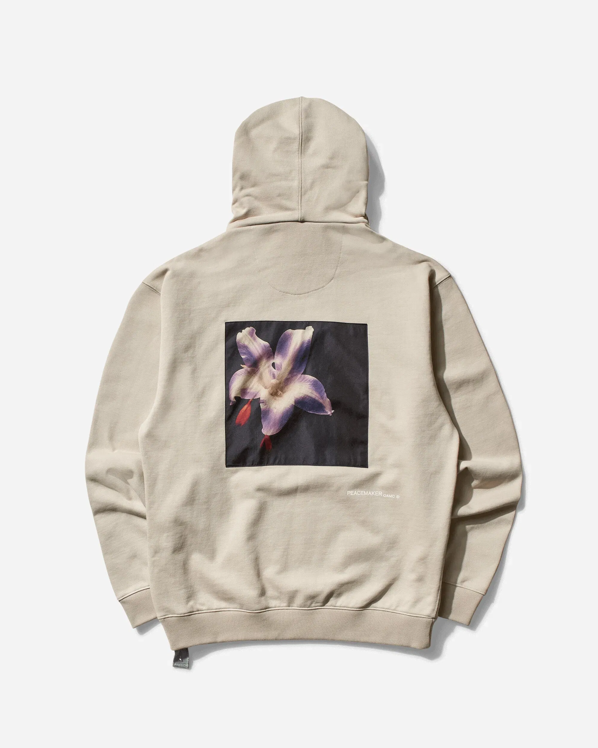 OAMC Peacemaker Men's Flower Loose Fit Hoodie Sand