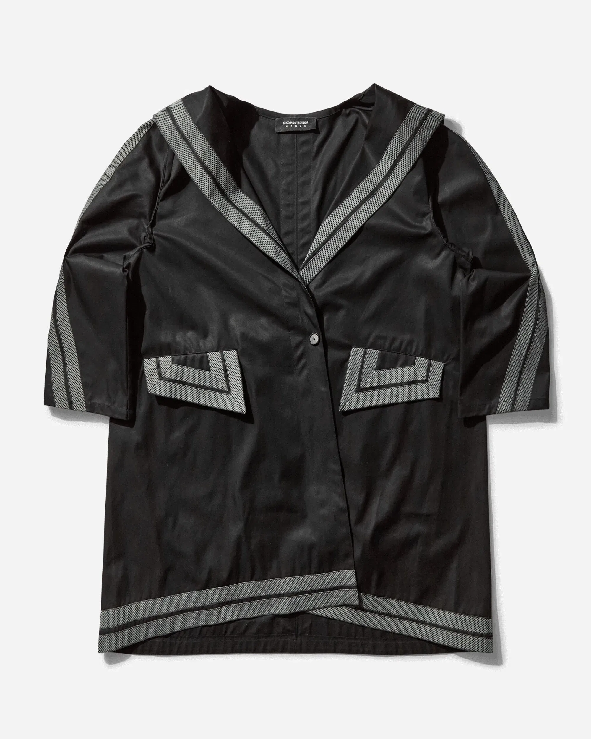 Kiko Kostadinov Women's Dorado Coat Mineral Black