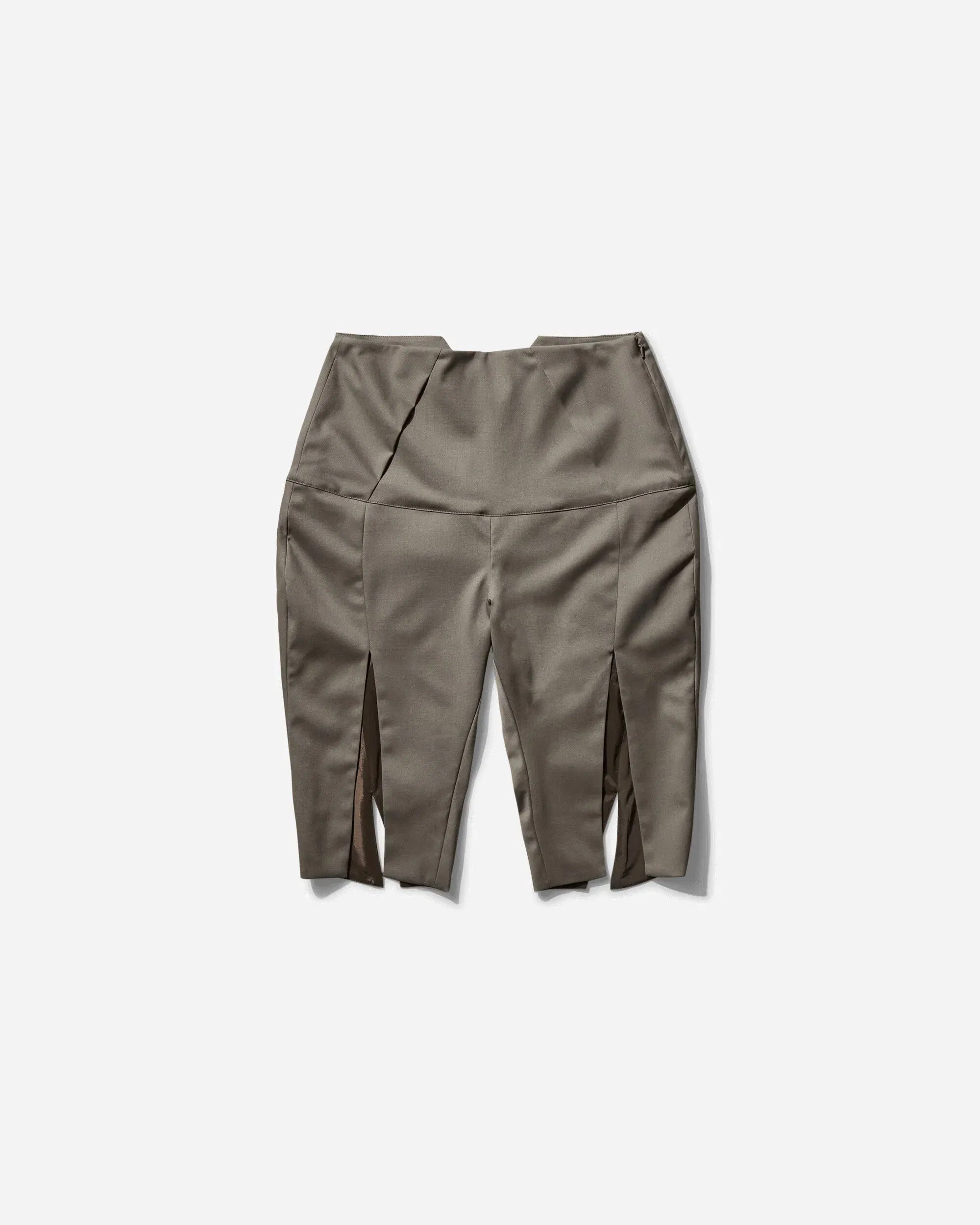 Kiko Kostadinov Women's Pennon Shorts Ash Brown