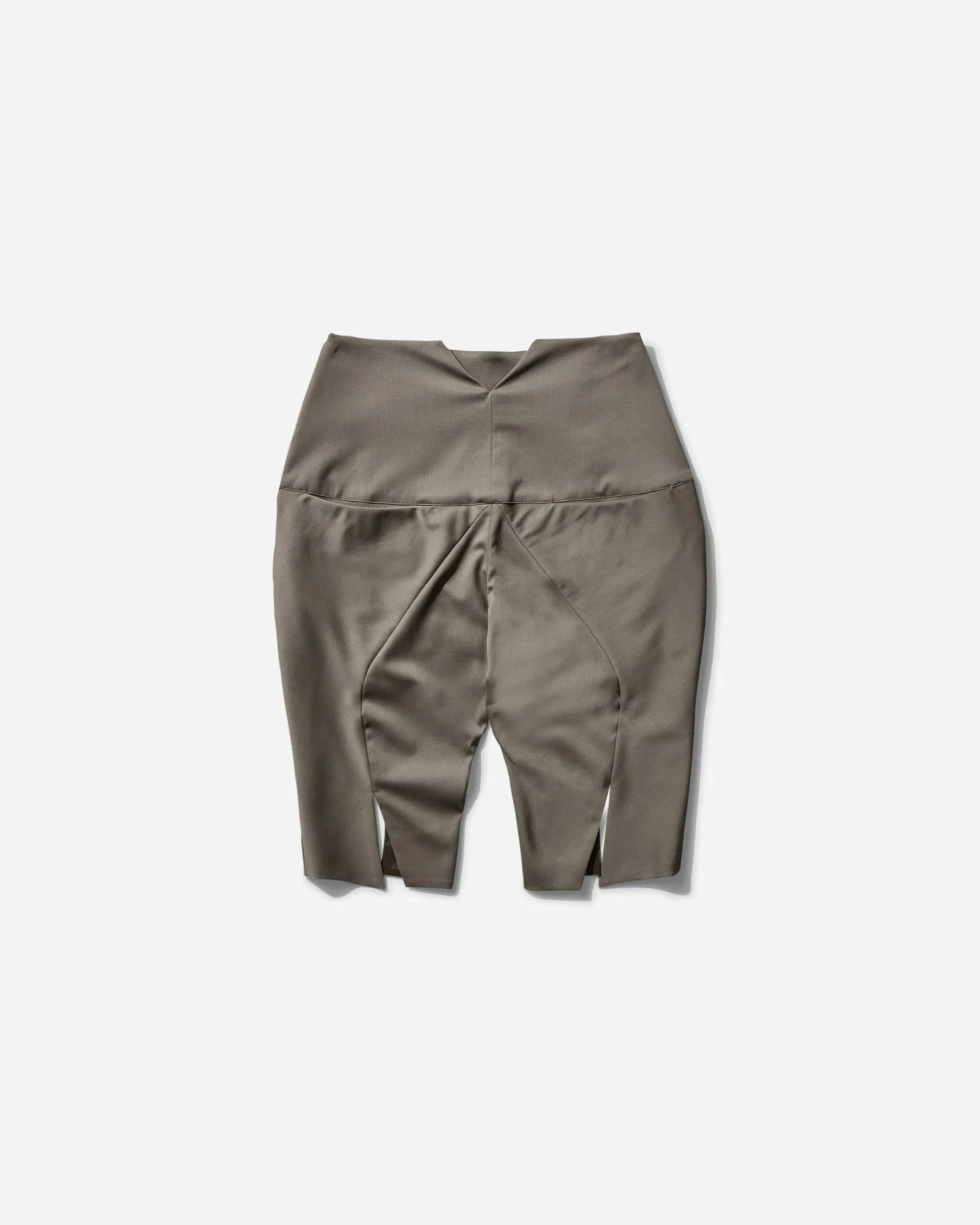 Kiko Kostadinov Women's Pennon Shorts Ash Brown
