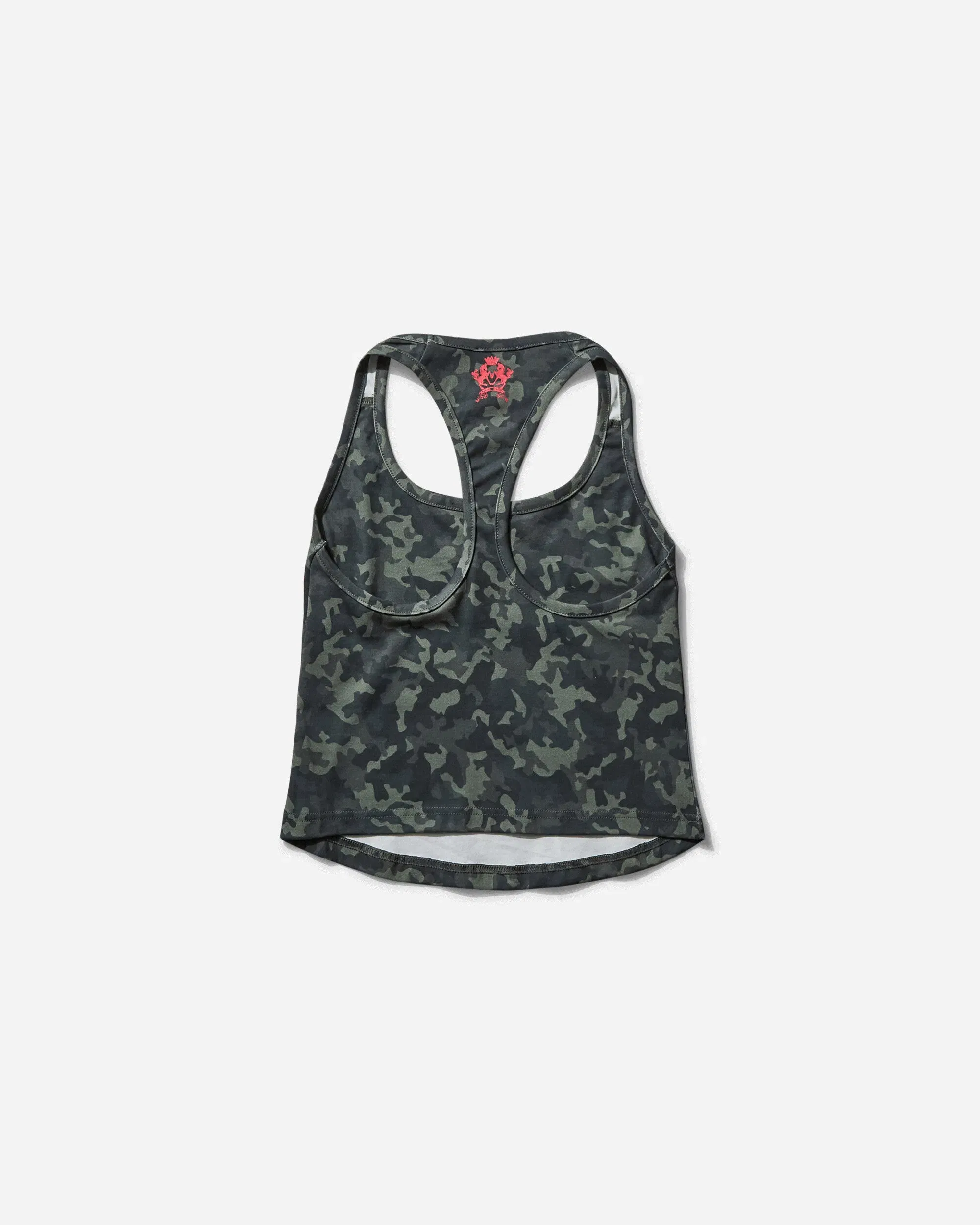 Nii Hai Women's Camo Print Vest Top Green