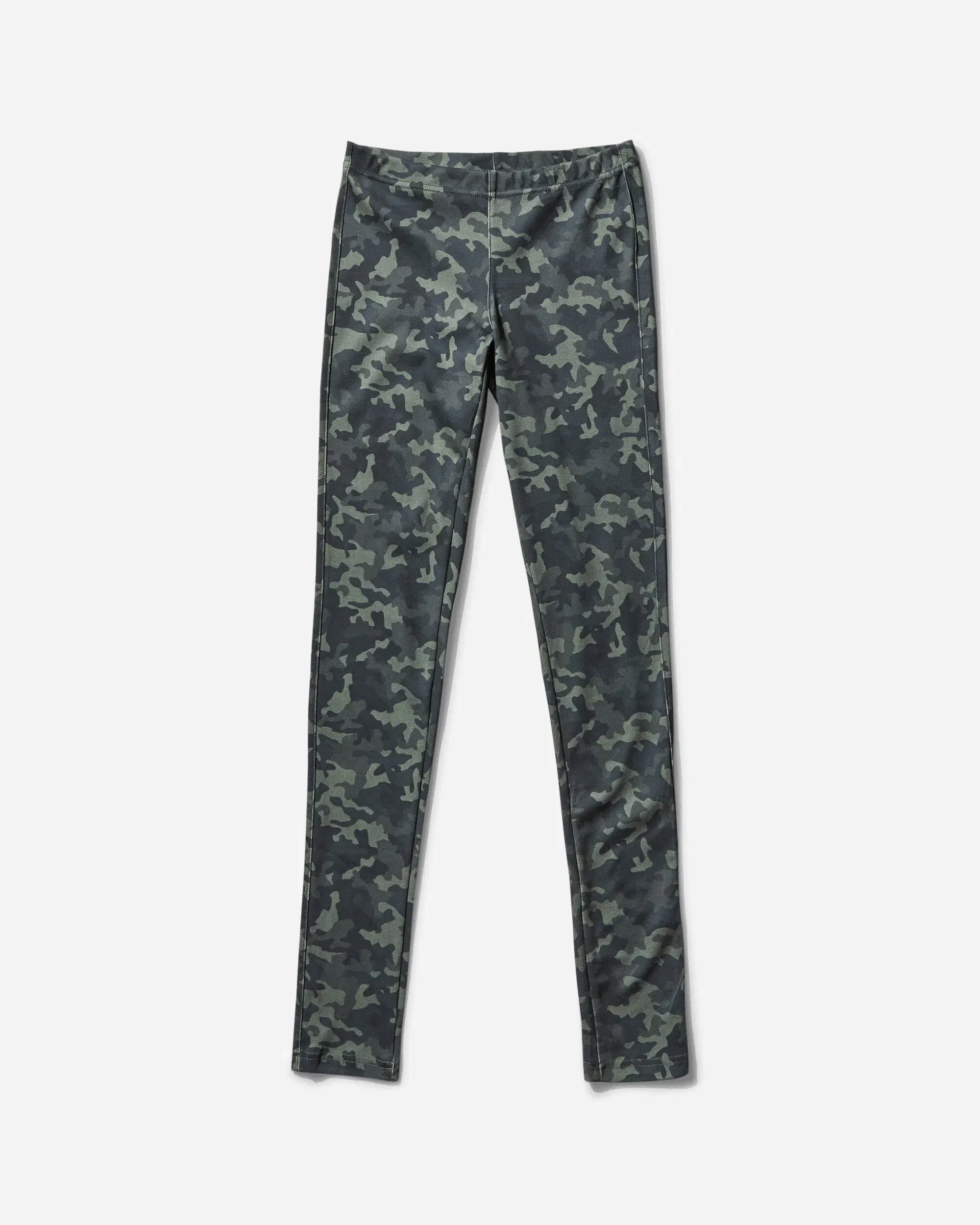 Nii Hai Women's Camo Print Full Length Leggings Green