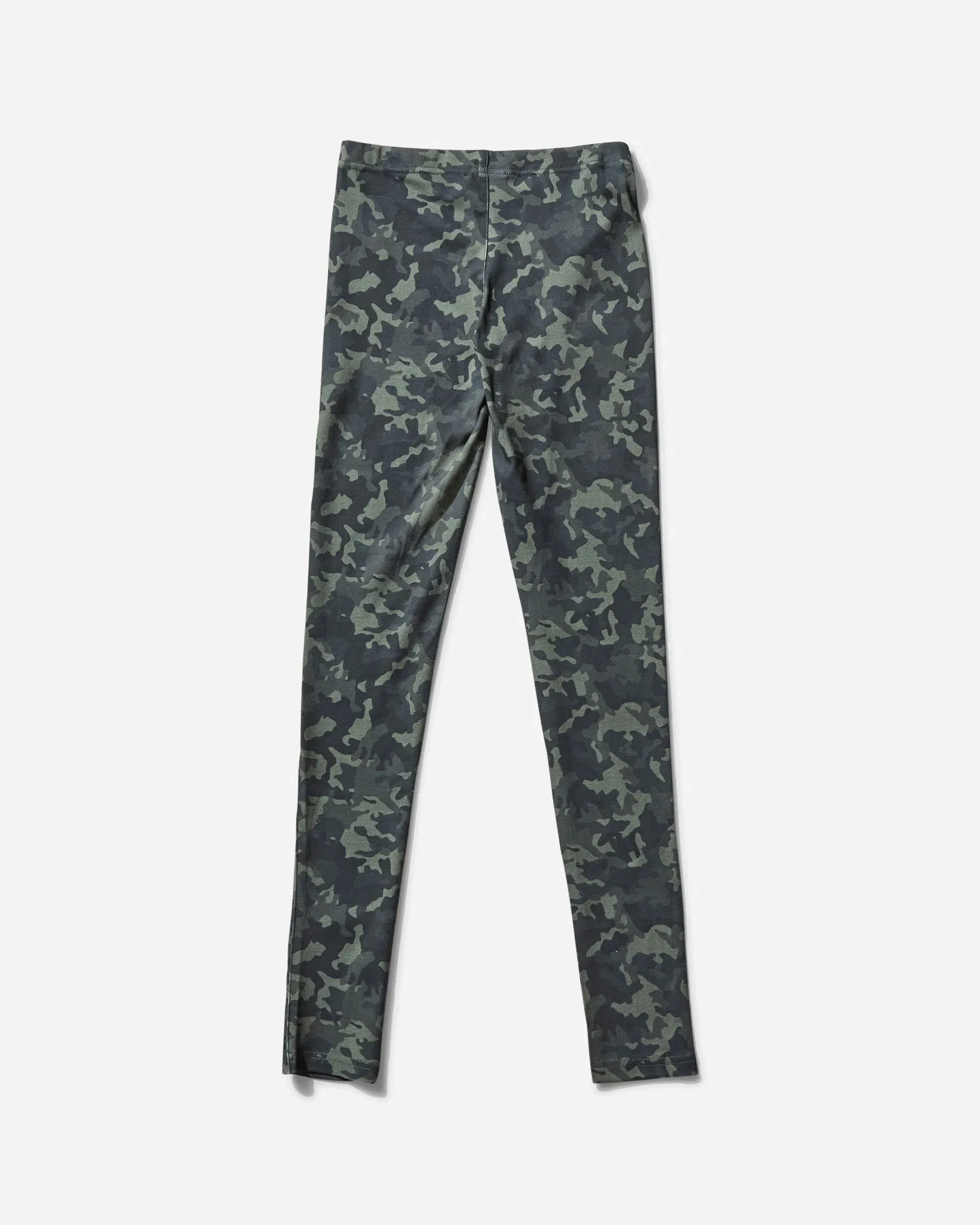 Nii Hai Women's Camo Print Full Length Leggings Green