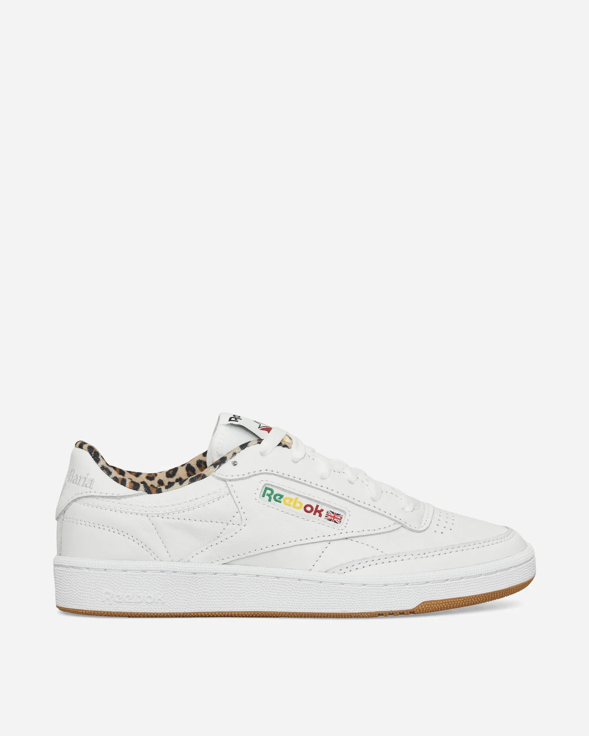 Reebok WACKO MARIA Club C 85 Vintage Sneakers White / Leopard