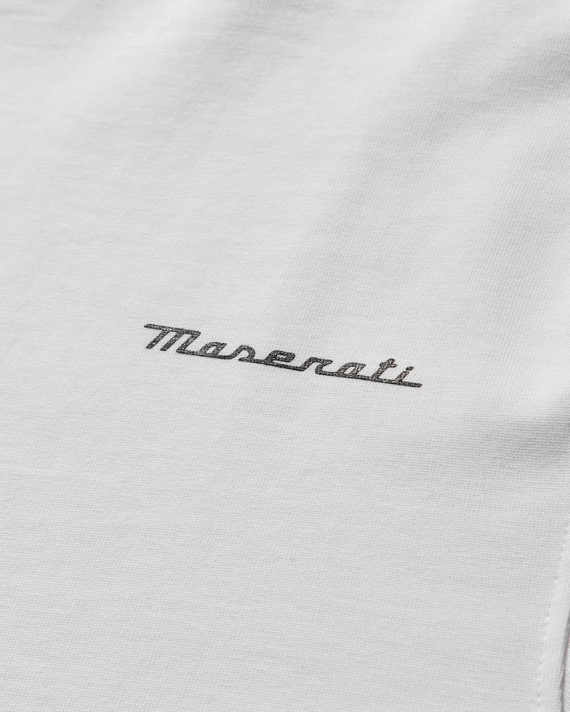 Maserati Men's Heritage Long Sleeve T-Shirt White