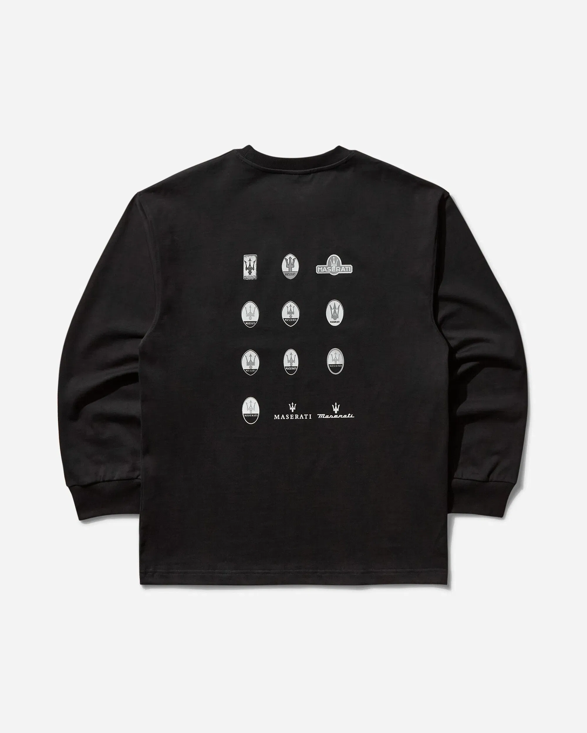 Maserati Men's Heritage Long Sleeve T-Shirt Meteorite