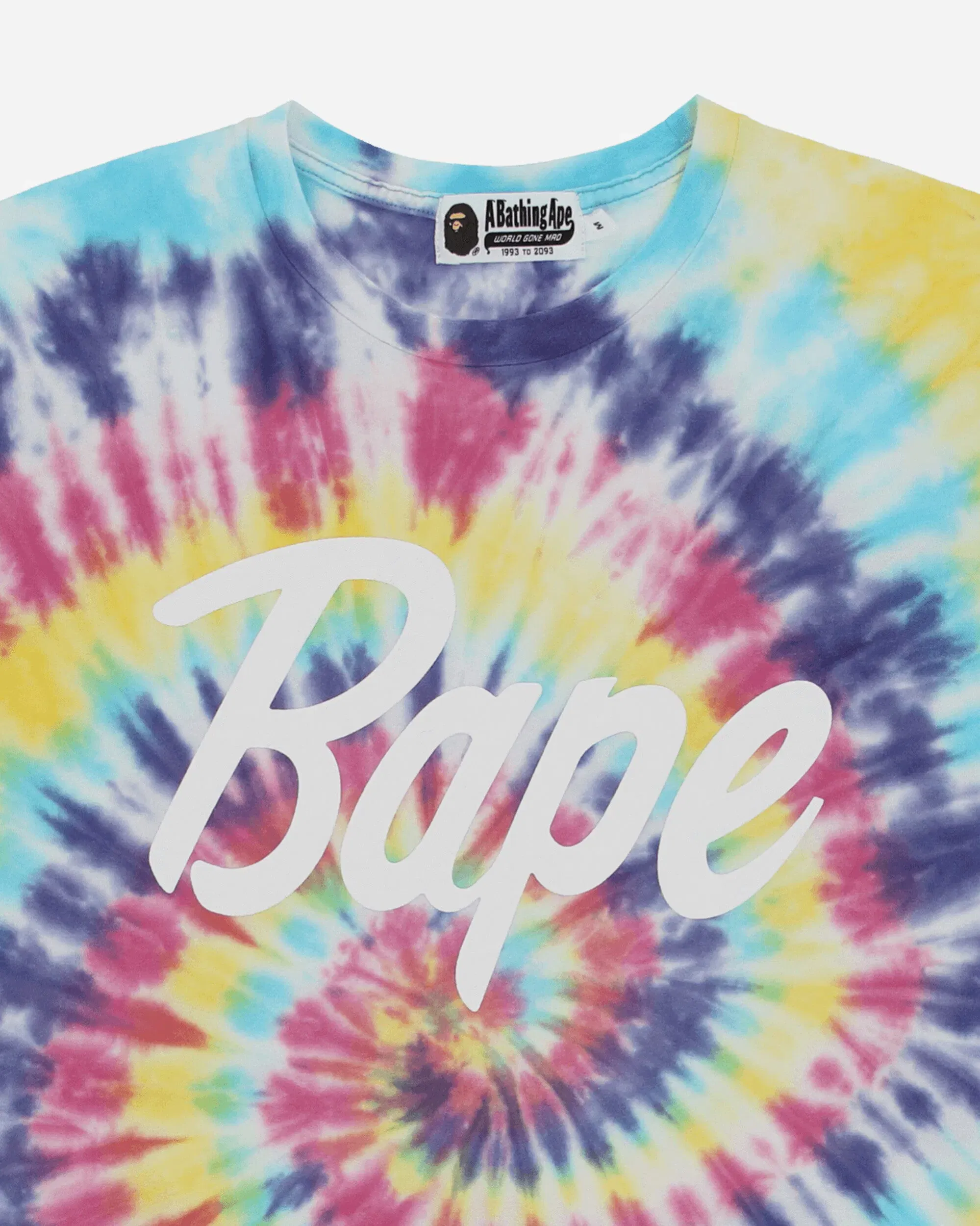 BAPE Men's Bape Tie Dye T-Shirt Multicolor