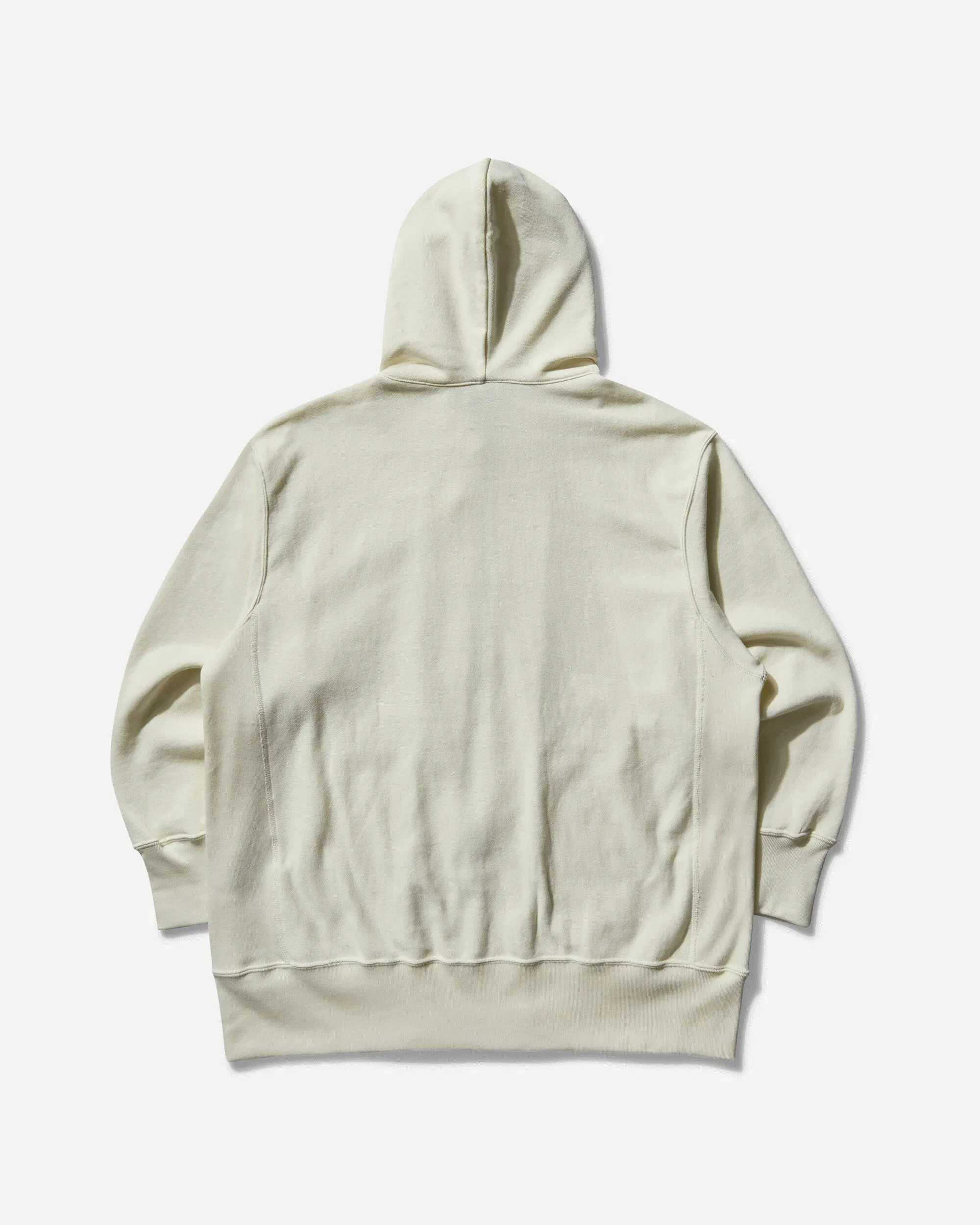 Undercover Men's Champion Reverse Weave Double Zip Hoodie Ivory